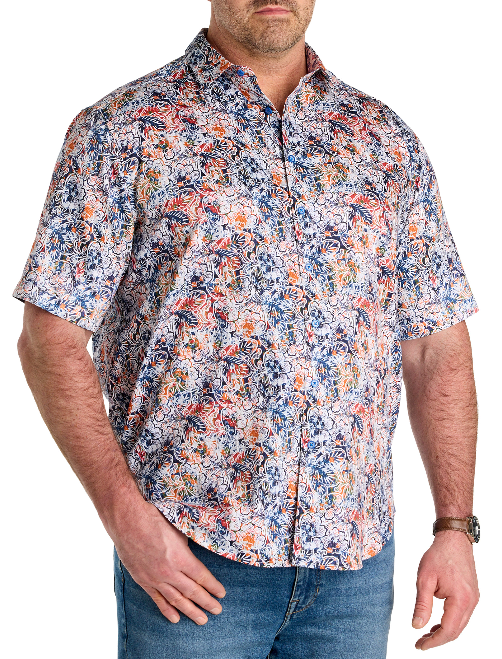 Multi Floral Sport Shirt
