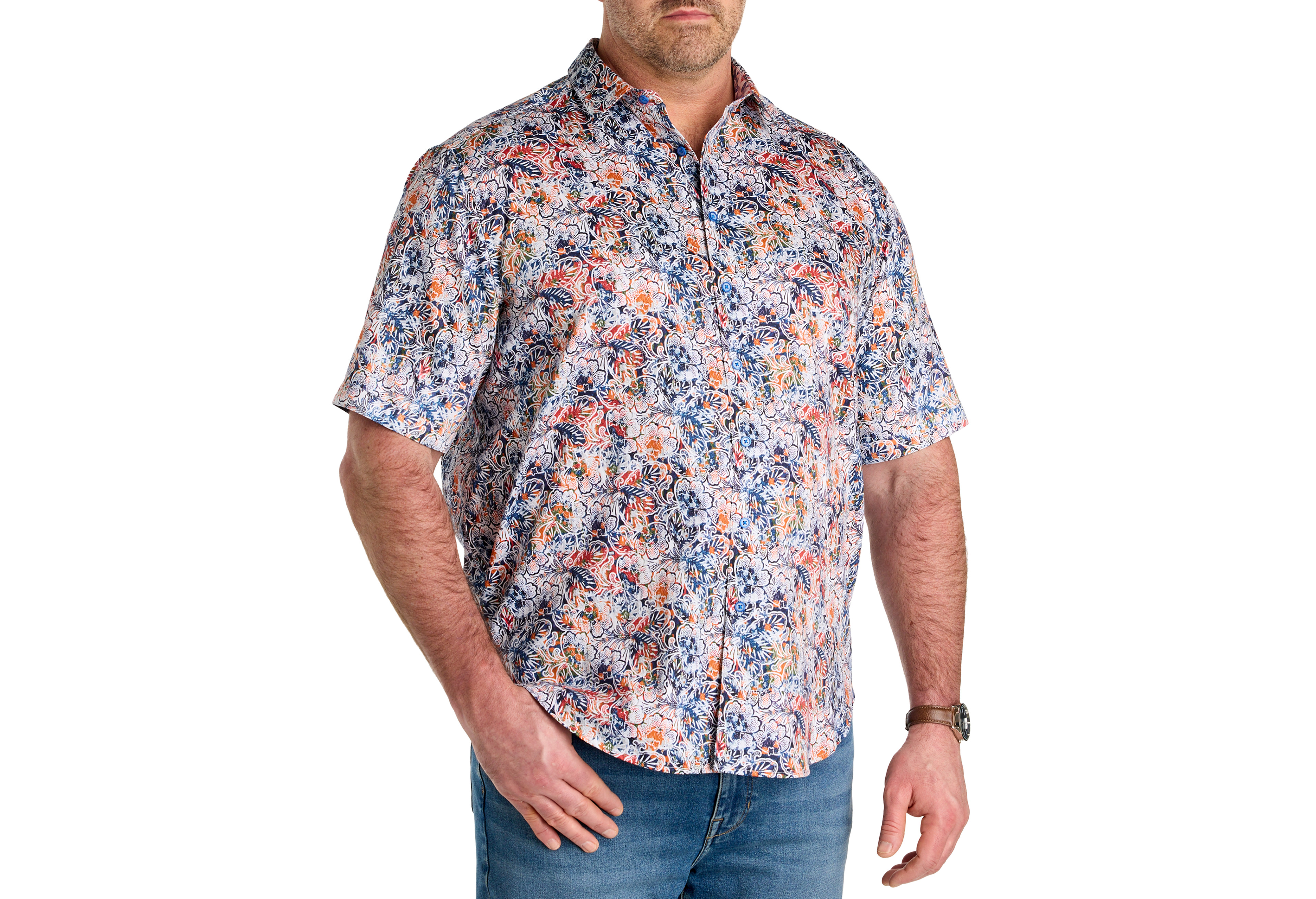 Multi Floral Sport Shirt