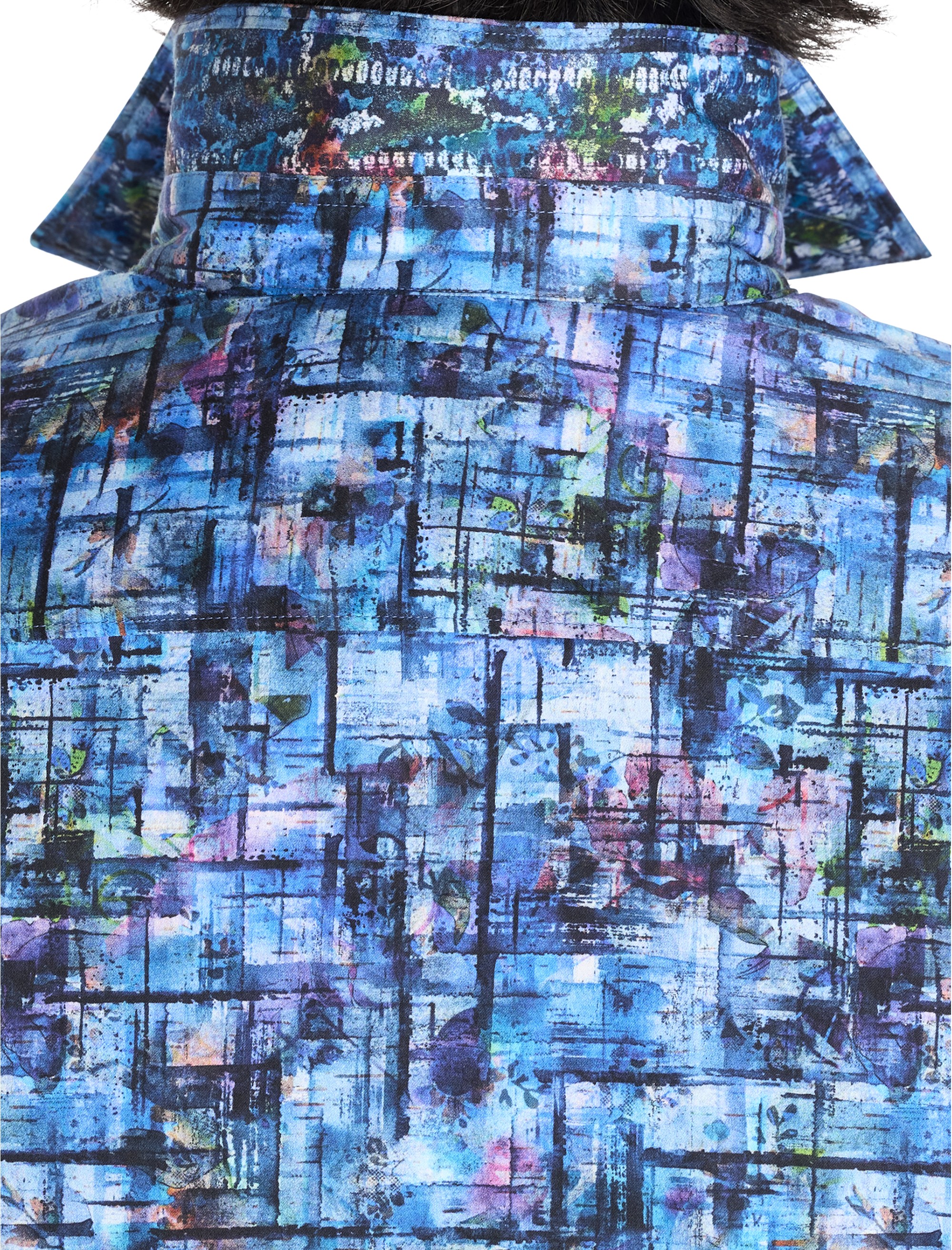 Multi Abstract Print Sport Shirt - thumbnail 4