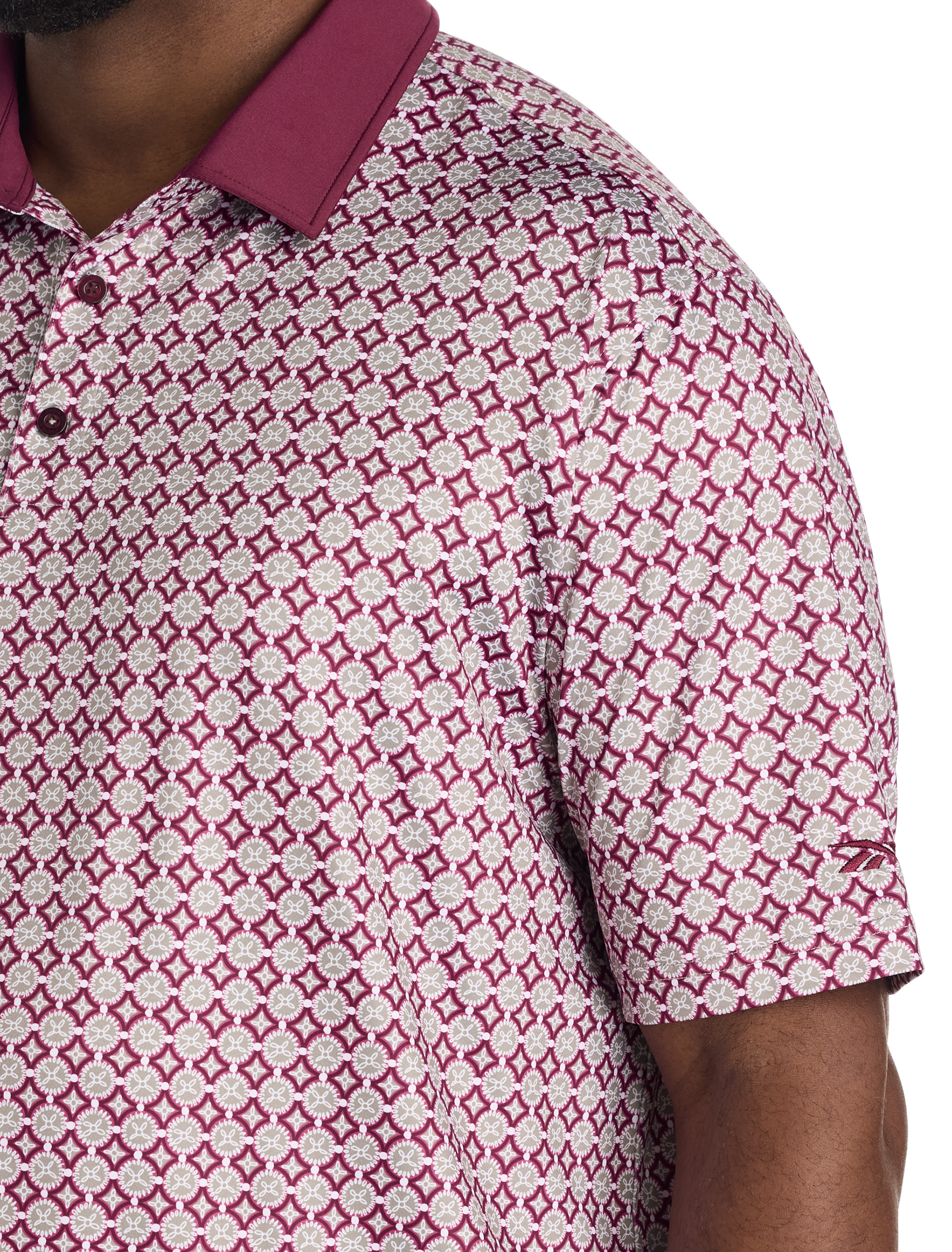 Mosaic Tile Performance Polo Shirt
