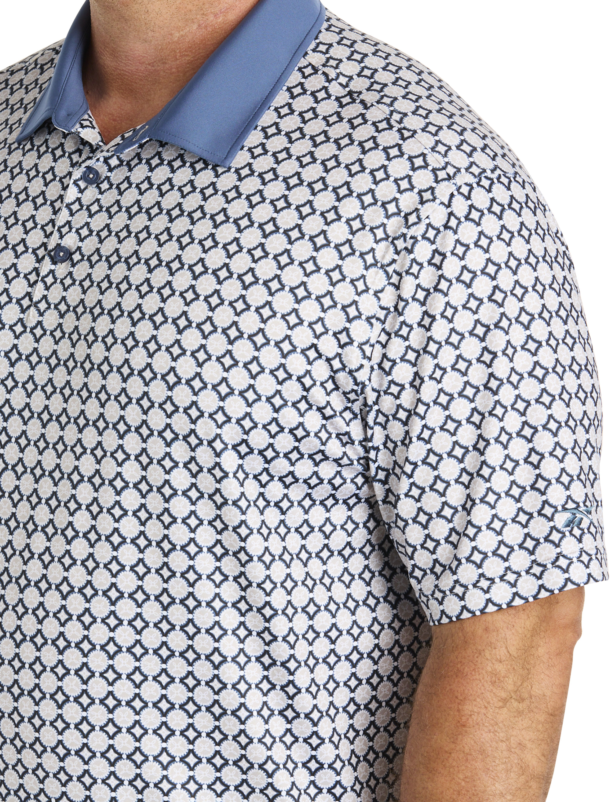 Mosaic Tile Performance Polo Shirt