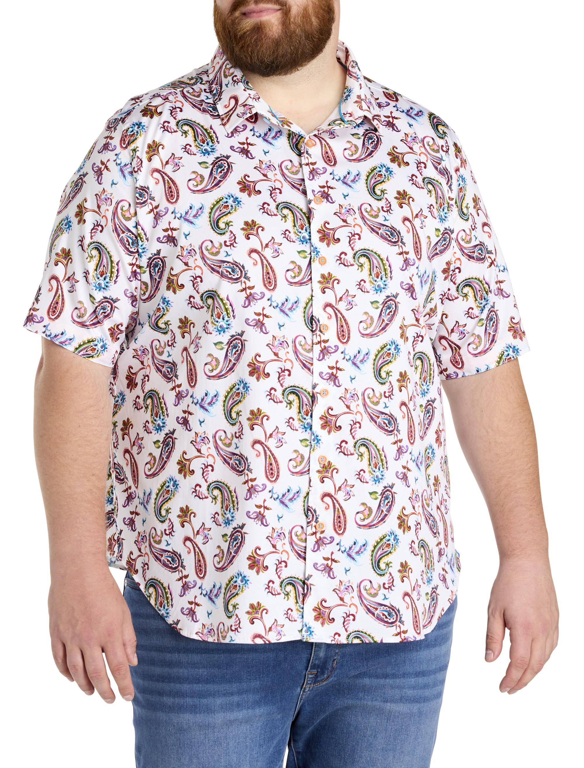 Tangier Paisley Print Sport Shirt