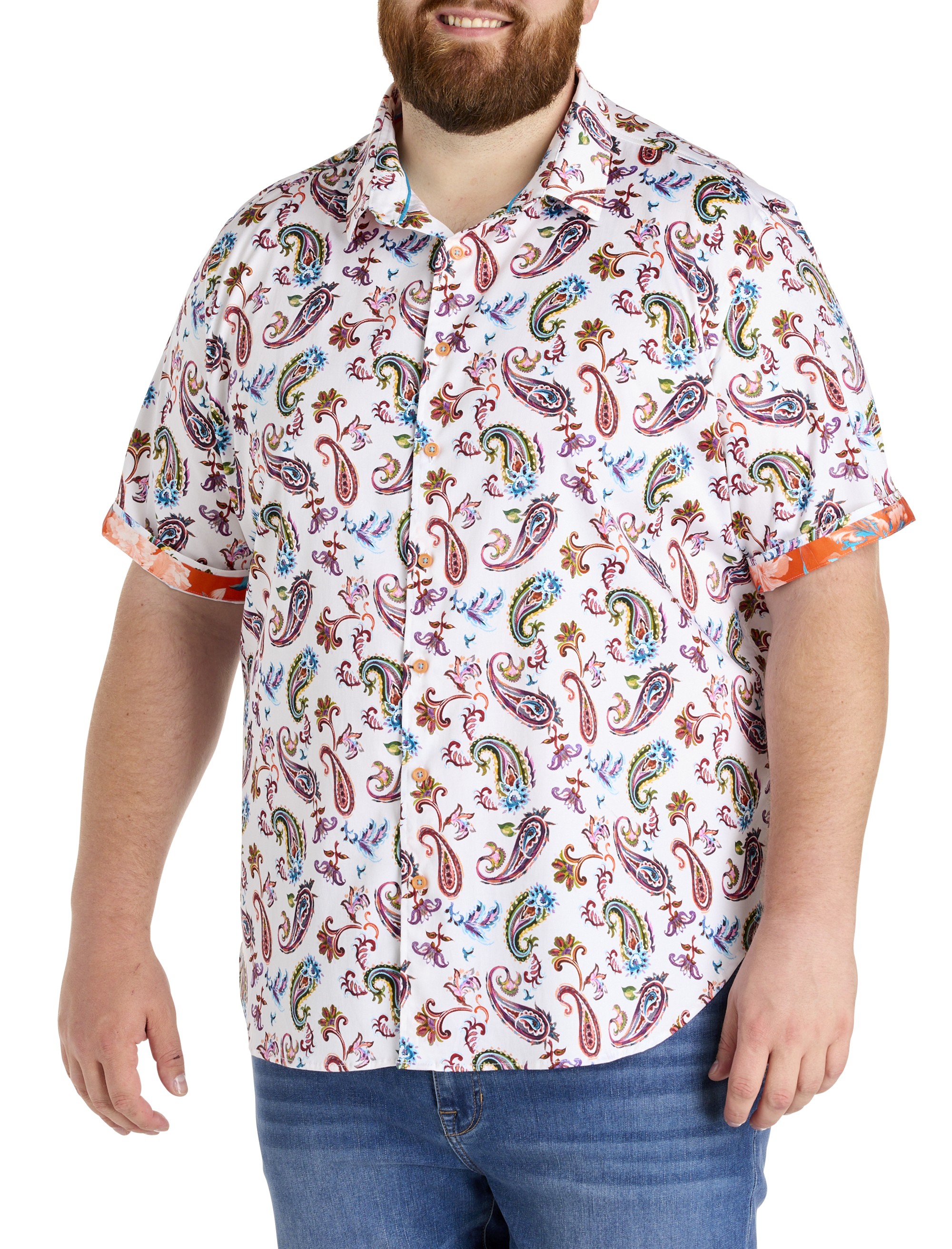 Tangier Paisley Print Sport Shirt