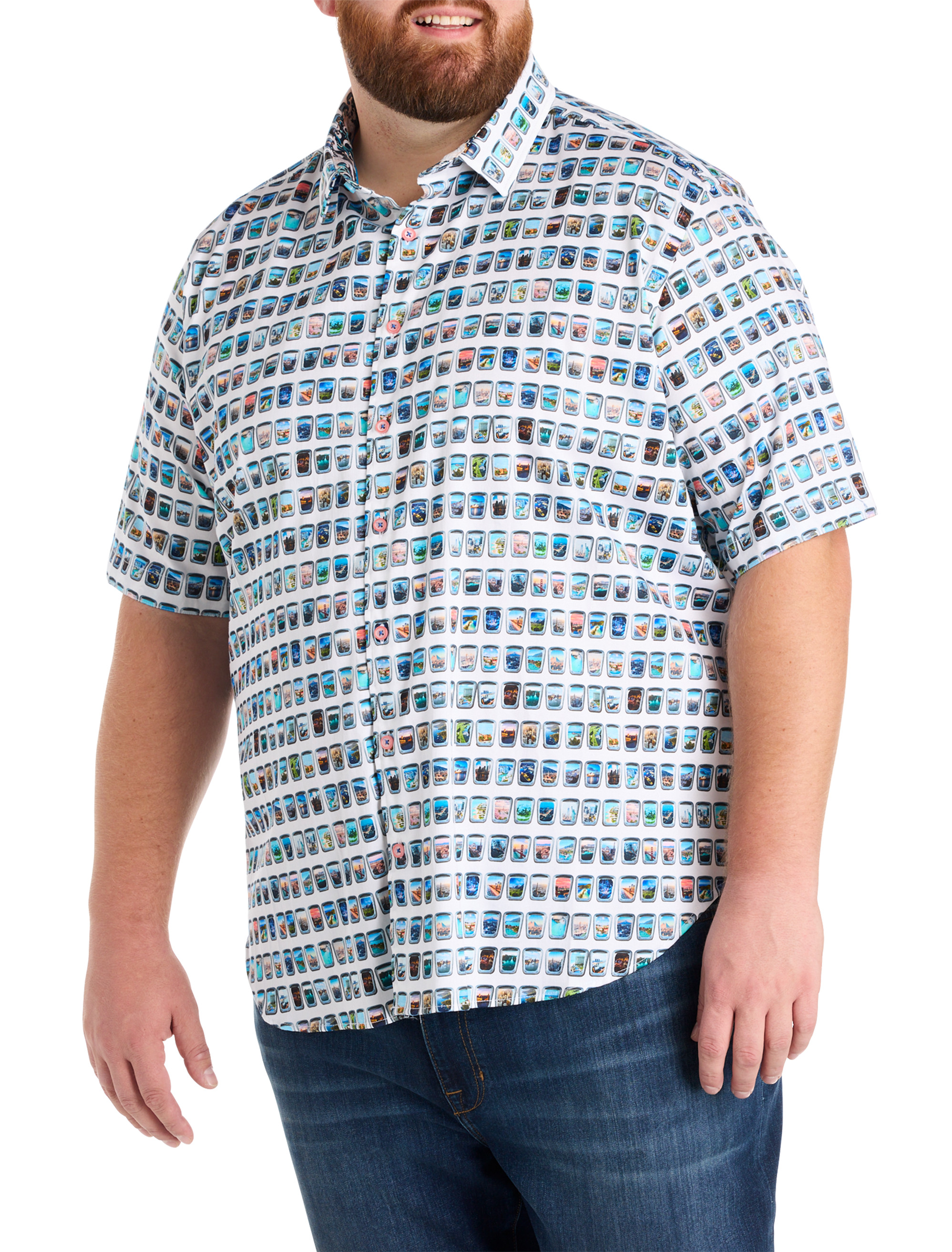 Paradis Portal Print Sport Shirt