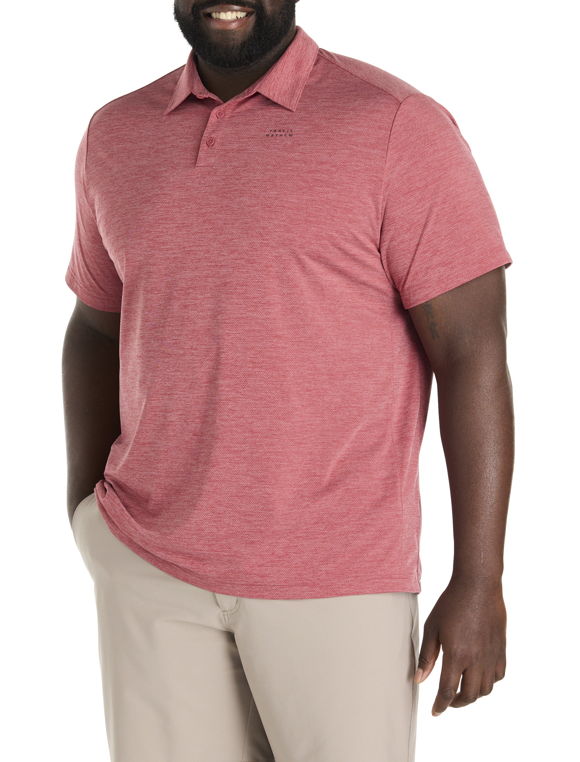 Big + Tall | TravisMathew Fit By DXL Heater Pro Polo | DXL