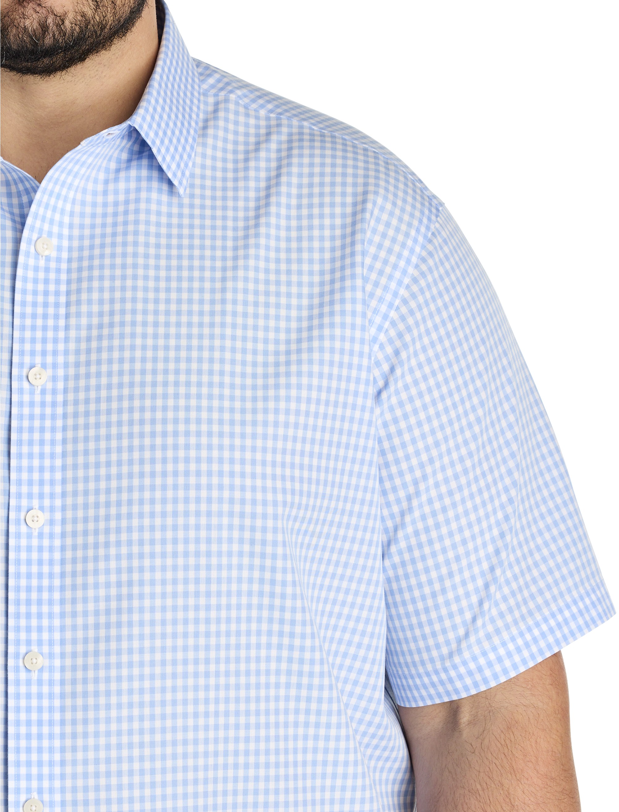 Lawrence Grid-Patterned Sport Shirt - thumbnail 3