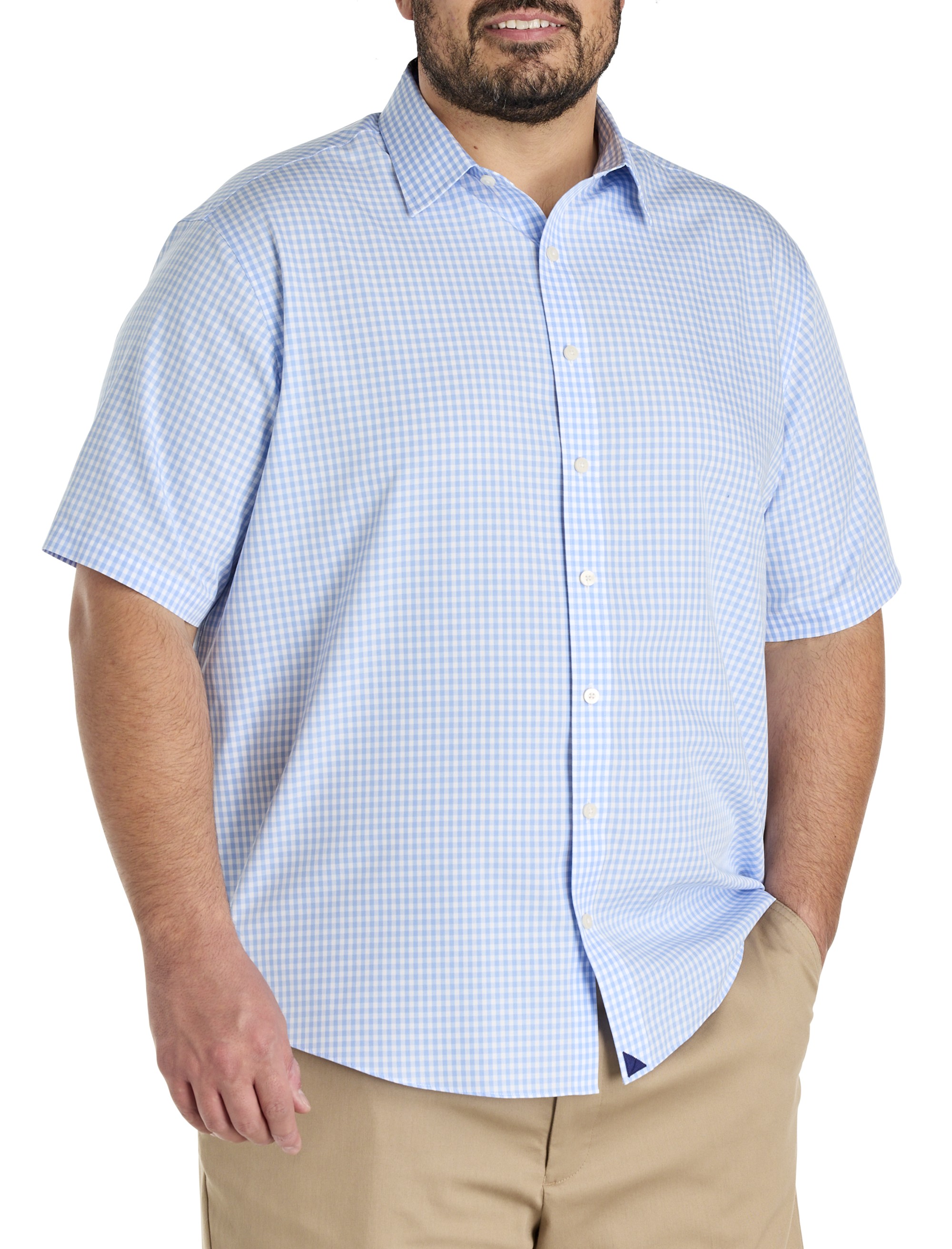 Lawrence Grid-Patterned Sport Shirt