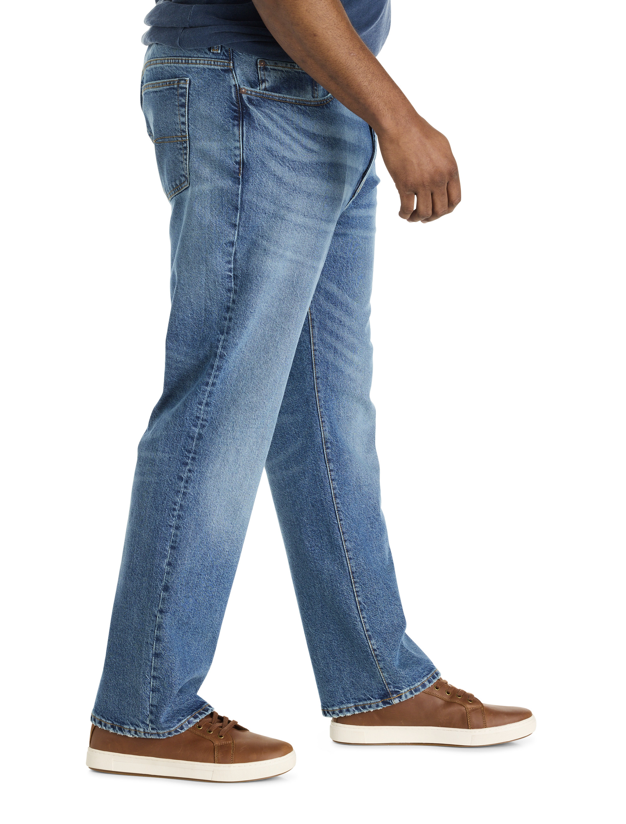 Langham Relaxed-Fit Straight-Leg Stretch Jeans