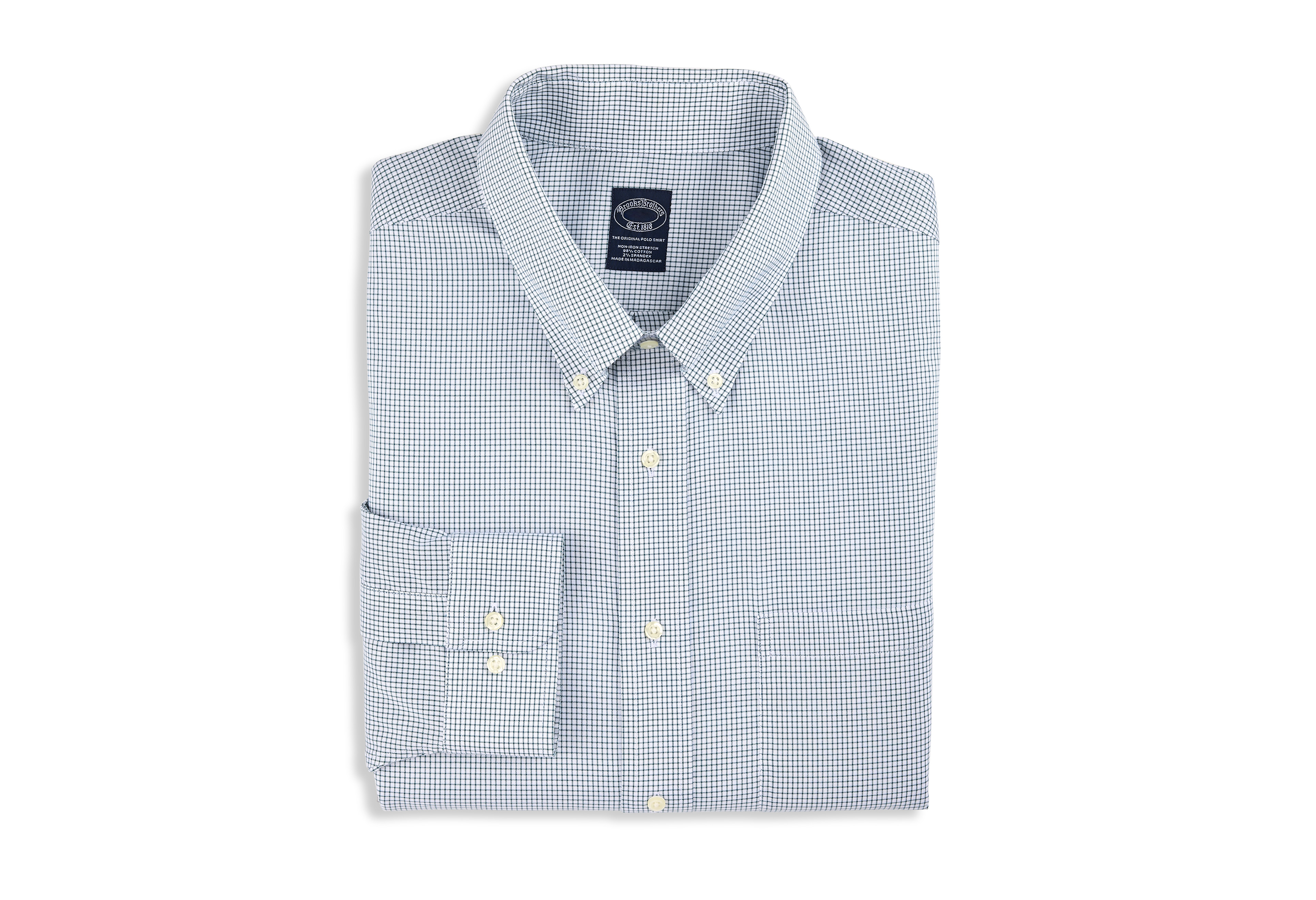 Non-Iron Micro Check Dress Shirt