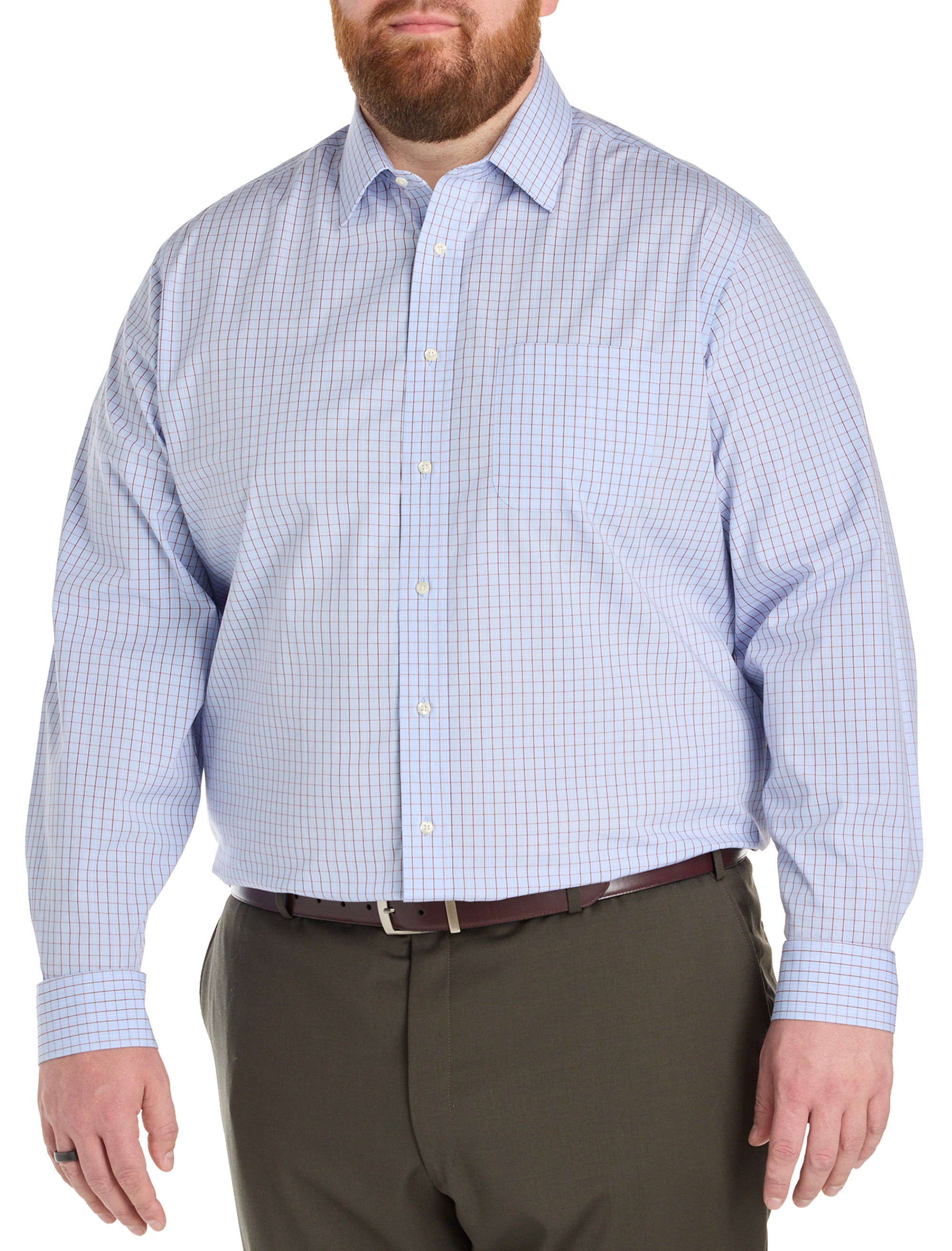 Non-Iron Glen Plaid Dress Shirt