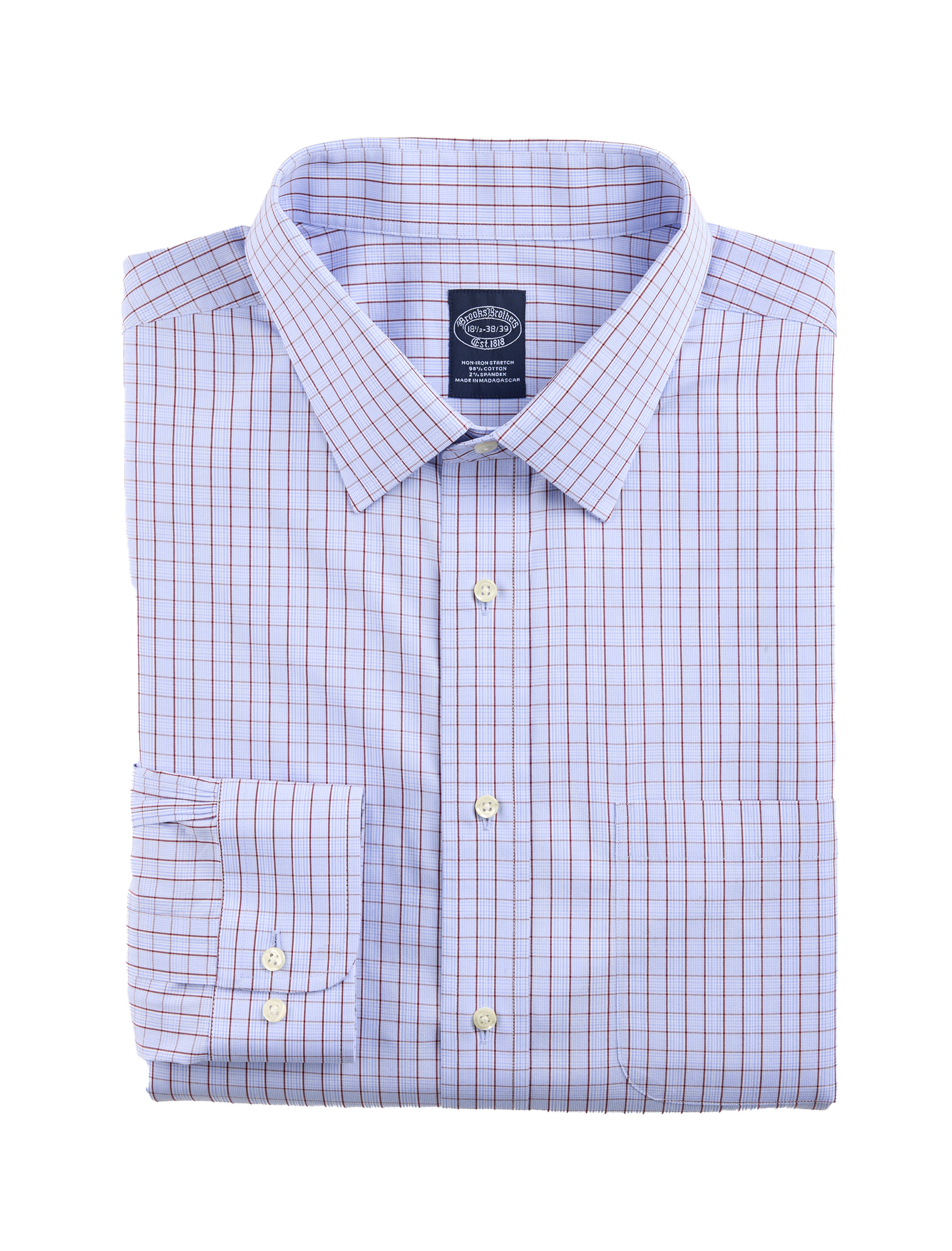 Non-Iron Glen Plaid Dress Shirt
