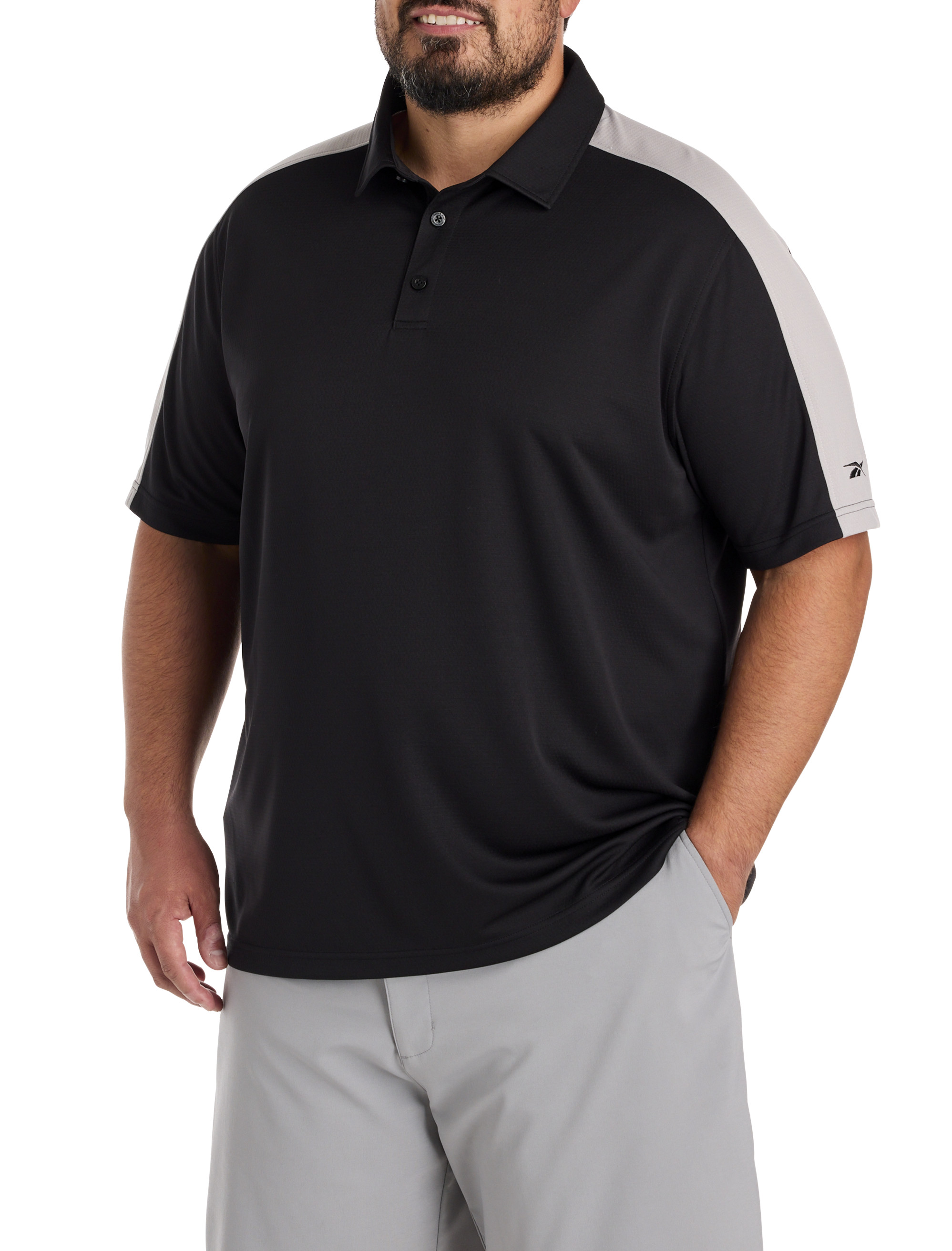 Big + Tall | Reebok Colorblocked Polo Shirt | DXL