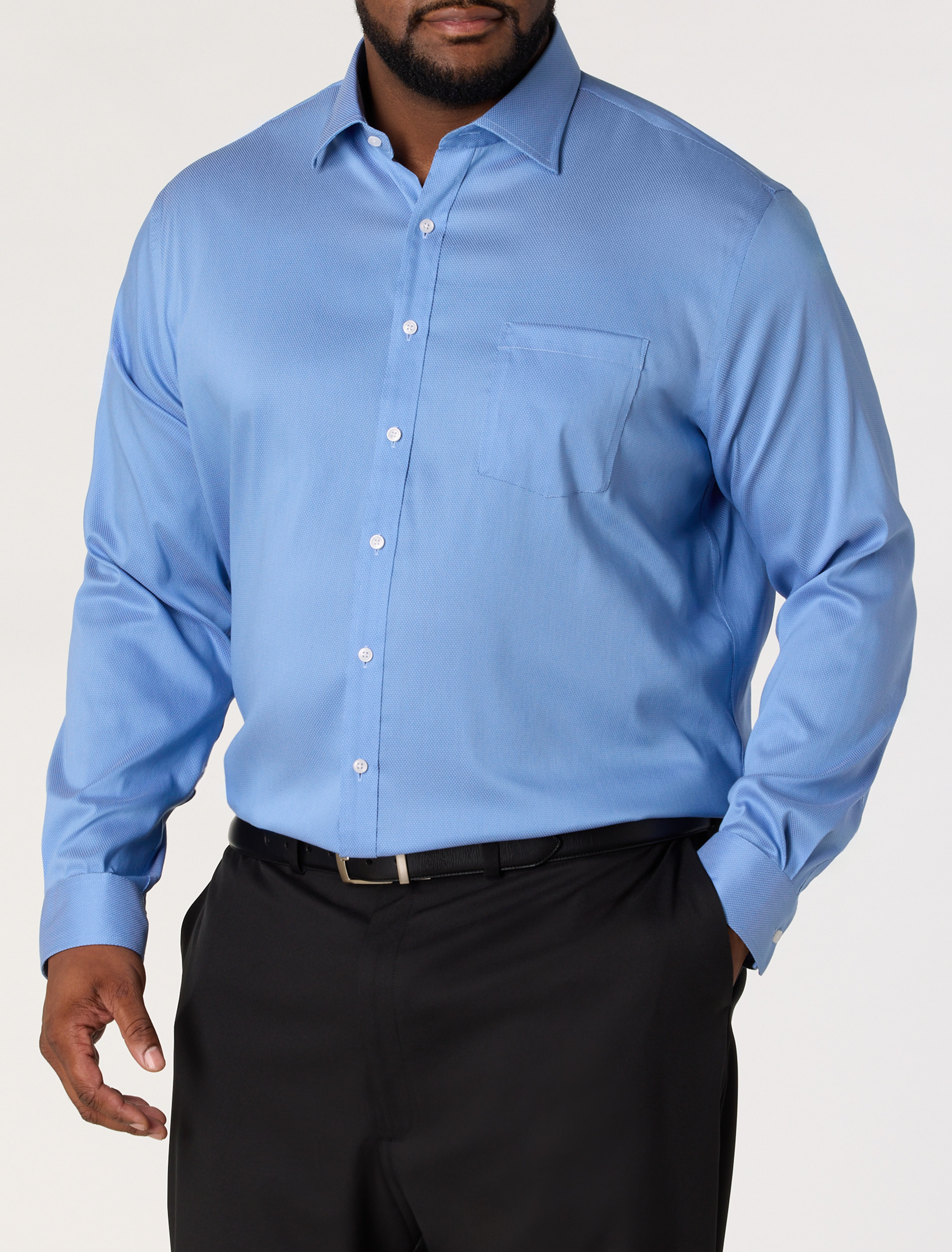 Micro Patterned Performance Dress Shirt