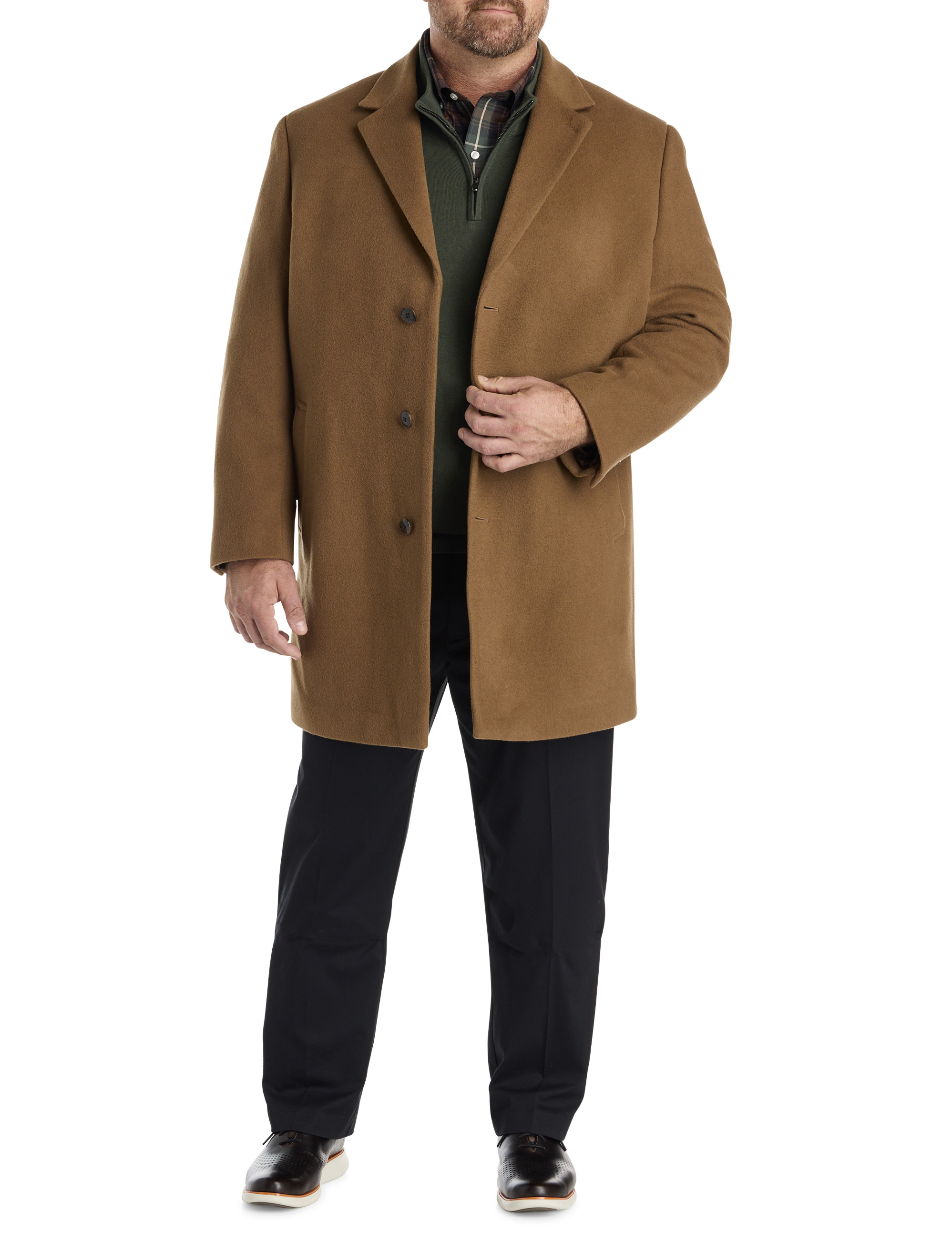Wool-Cashmere Blend Overcoat