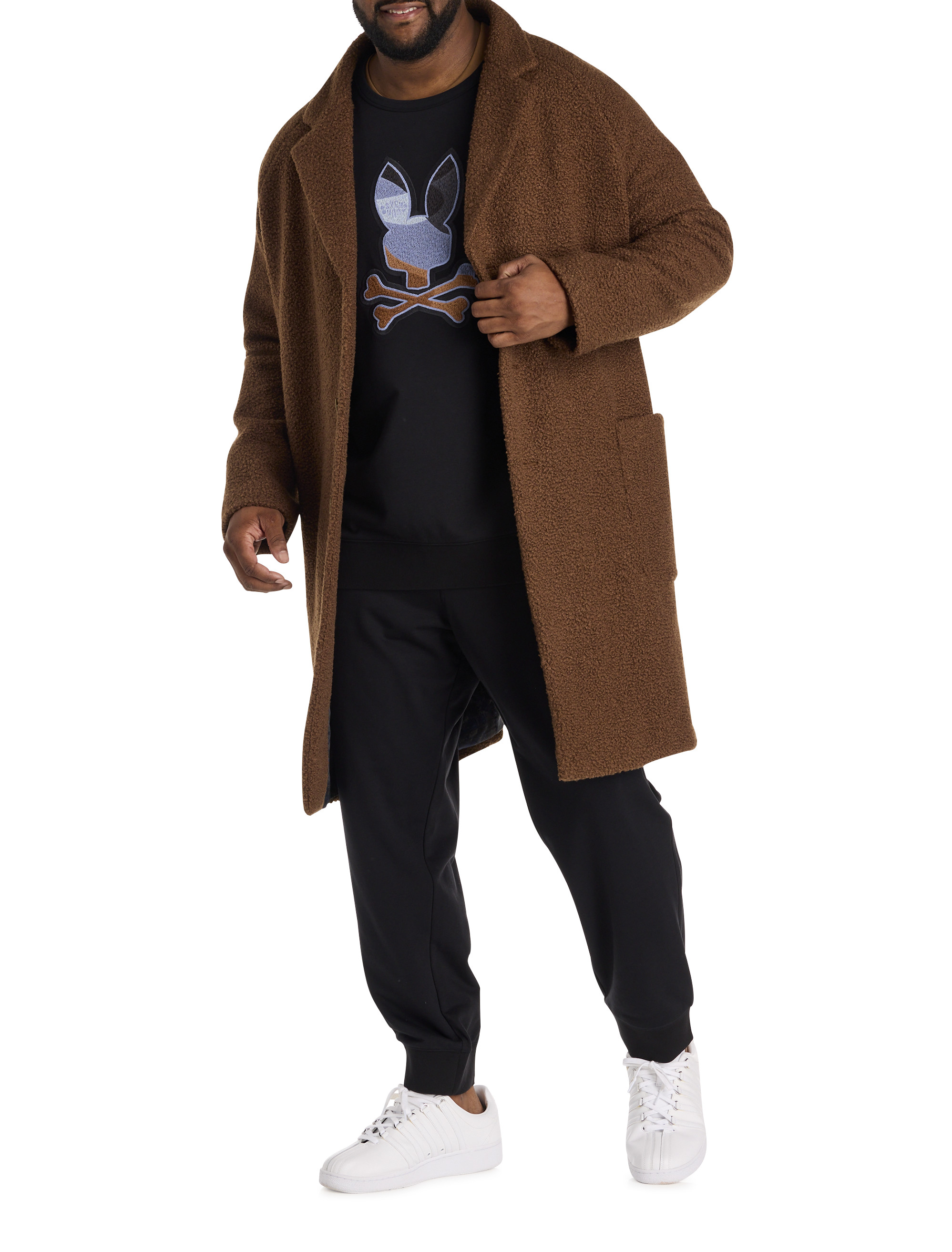 Big + Tall | Tallia Teddy Overcoat | DXL