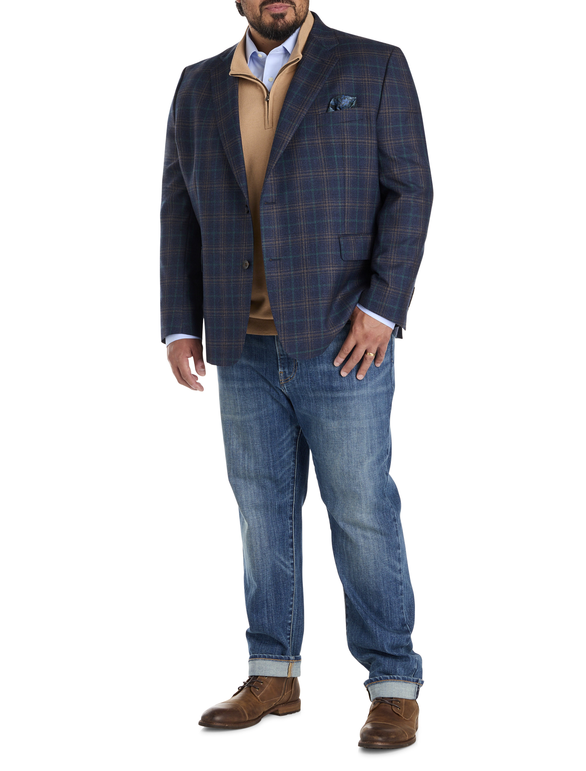 Multi Plaid Sport Coat