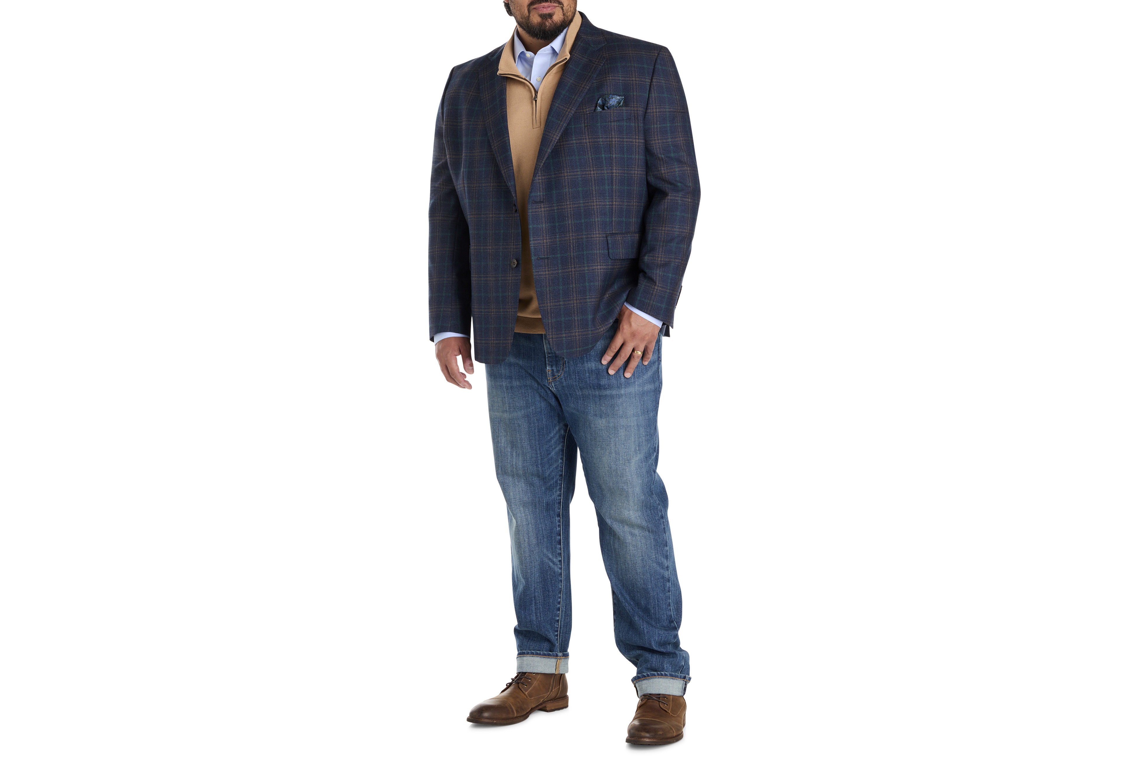 Multi Plaid Sport Coat