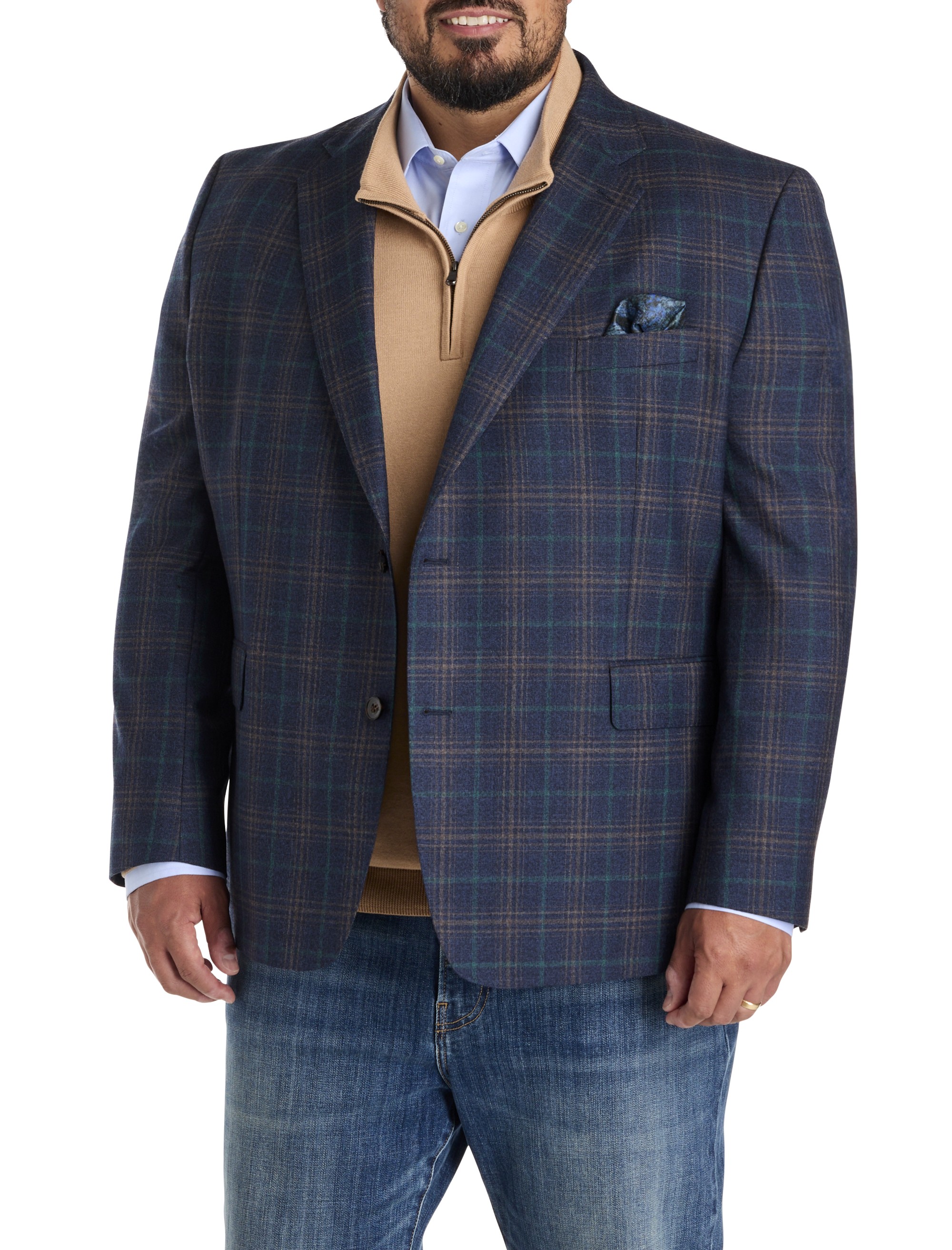 Multi Plaid Sport Coat