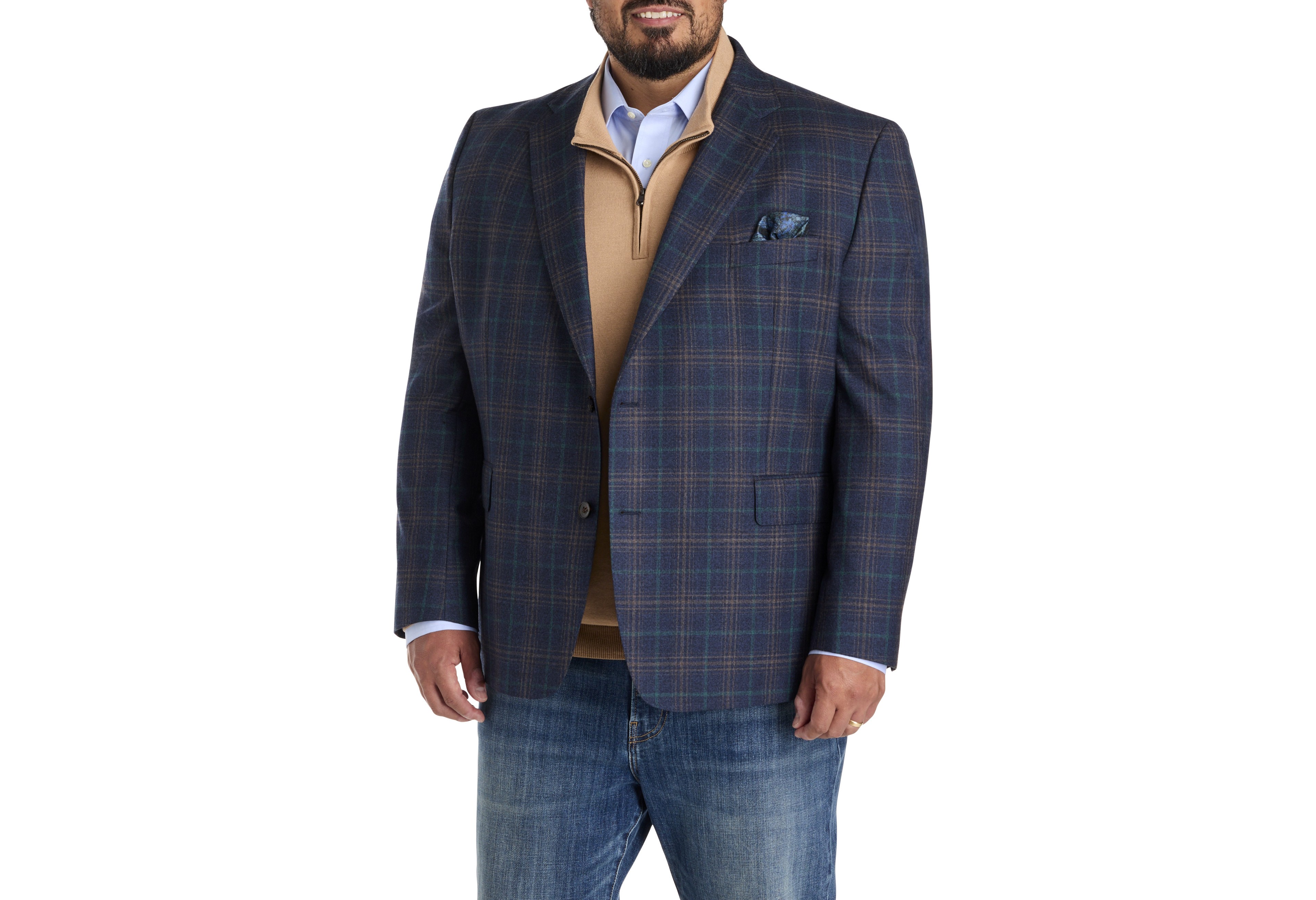 Multi Plaid Sport Coat