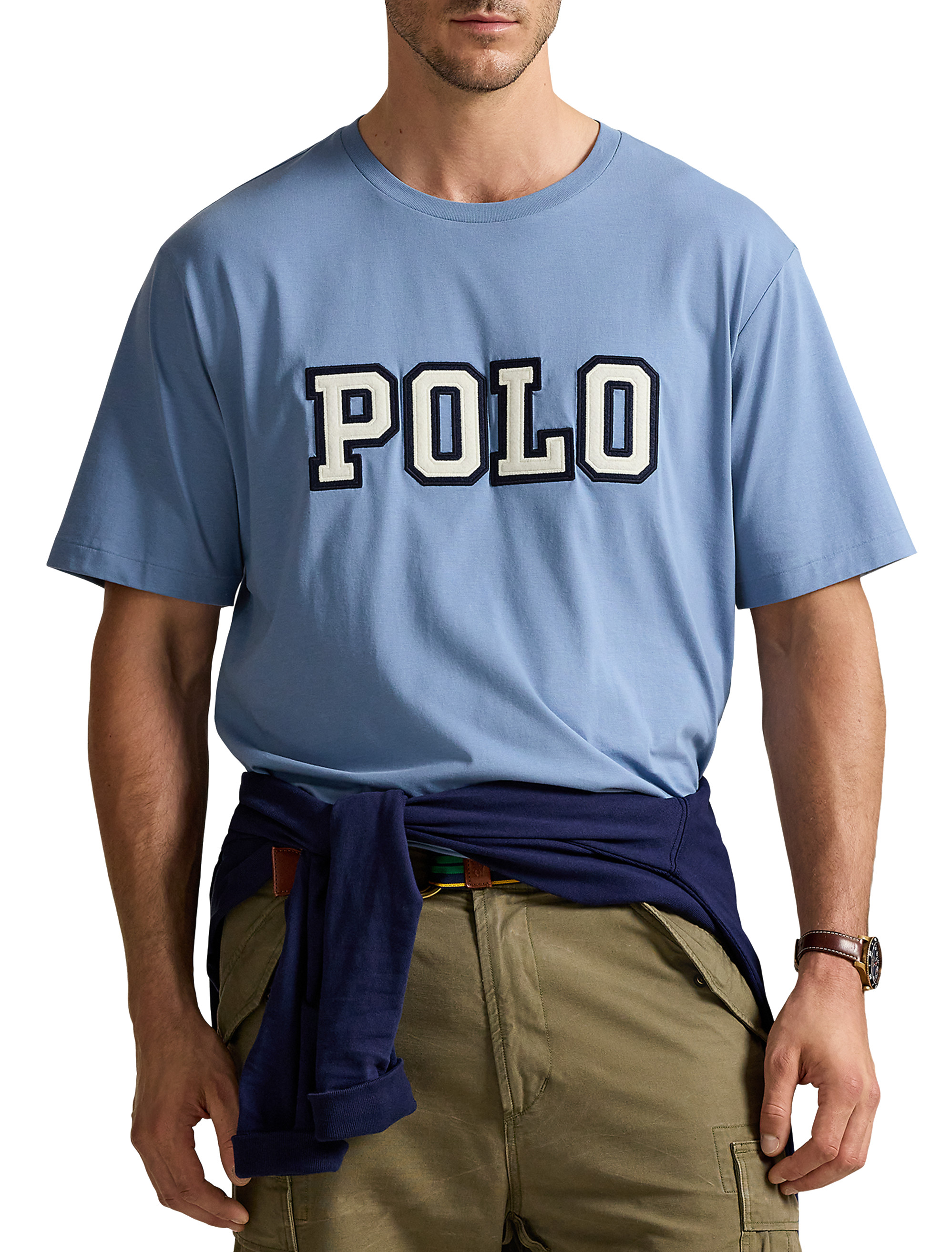 lidnm Te/Ca Milled Light Polo Lサイズ Logan Pointelle Cotton Polo Top