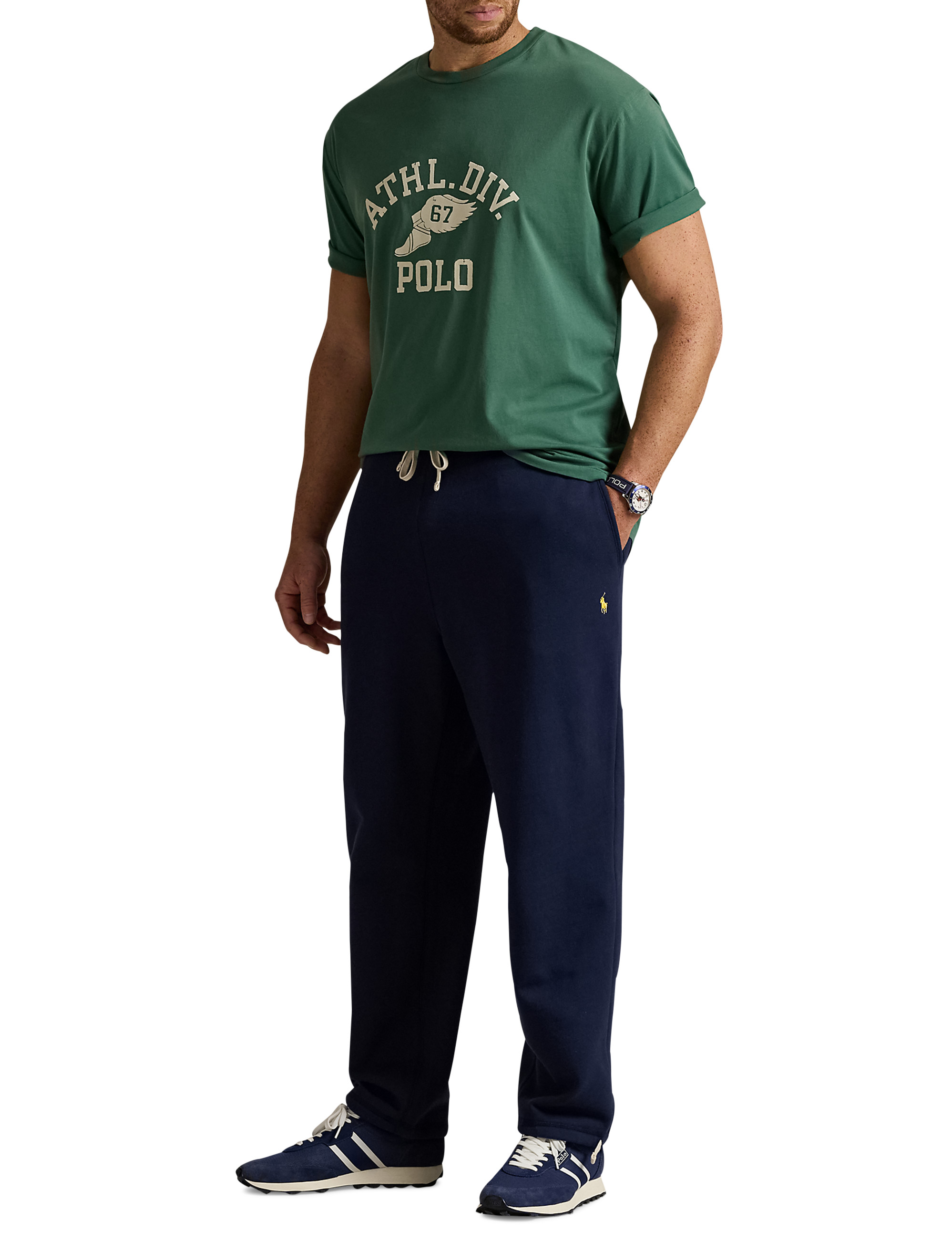 Big + Tall | Polo Ralph Lauren Athletic Division Jersey Graphic T