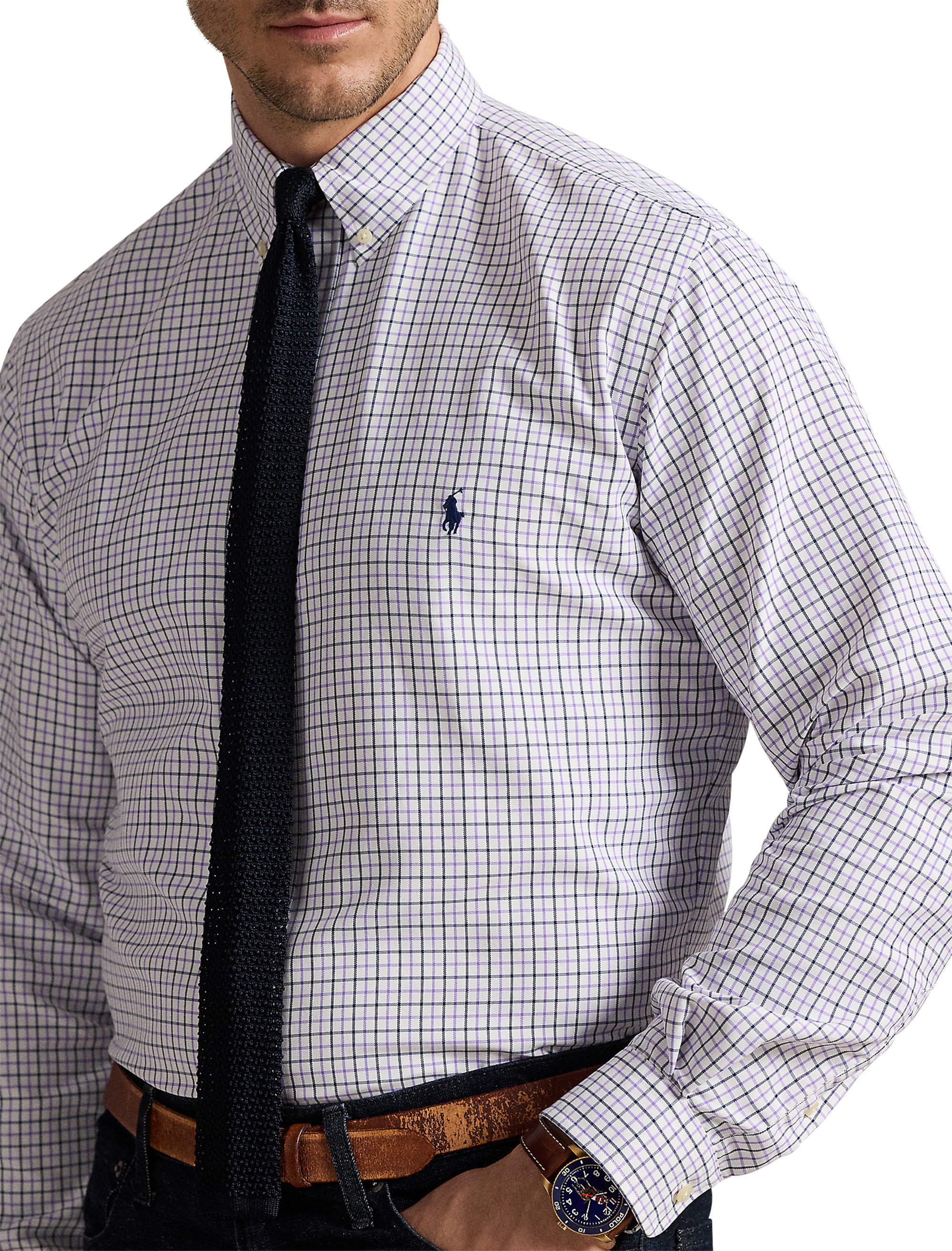 Performance Check Oxford Sport Shirt