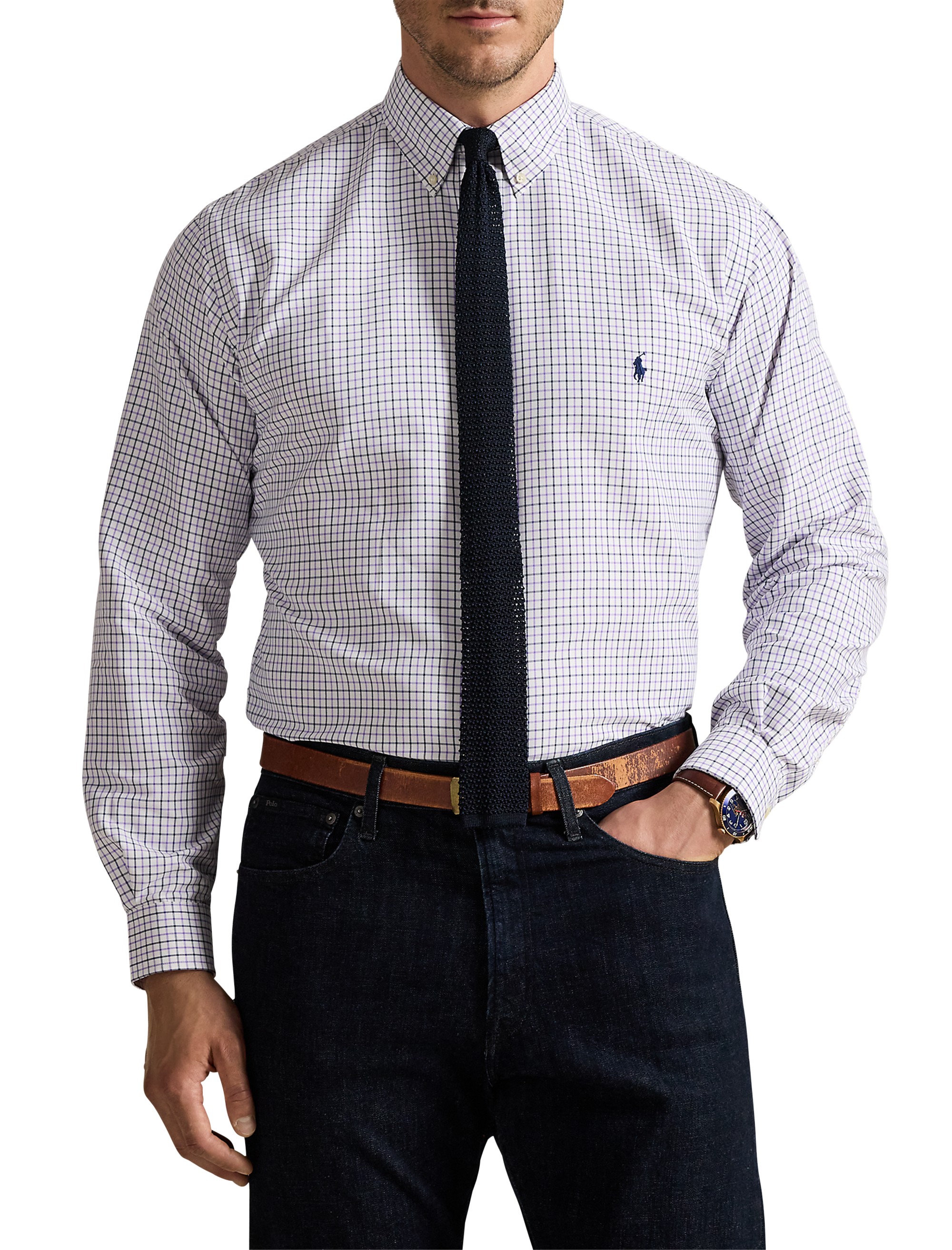 Performance Check Oxford Sport Shirt