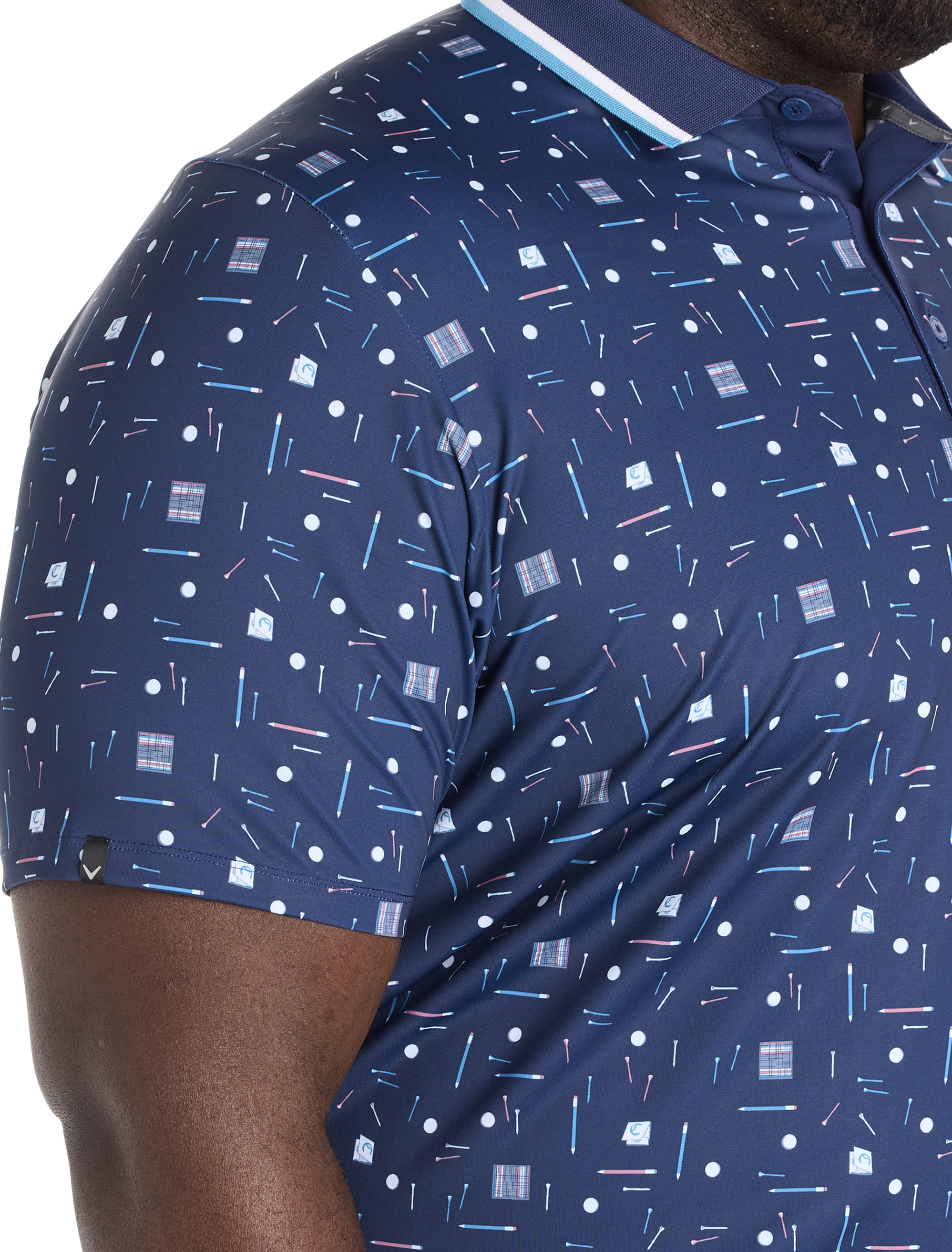 Printed Performance Polo Shirt