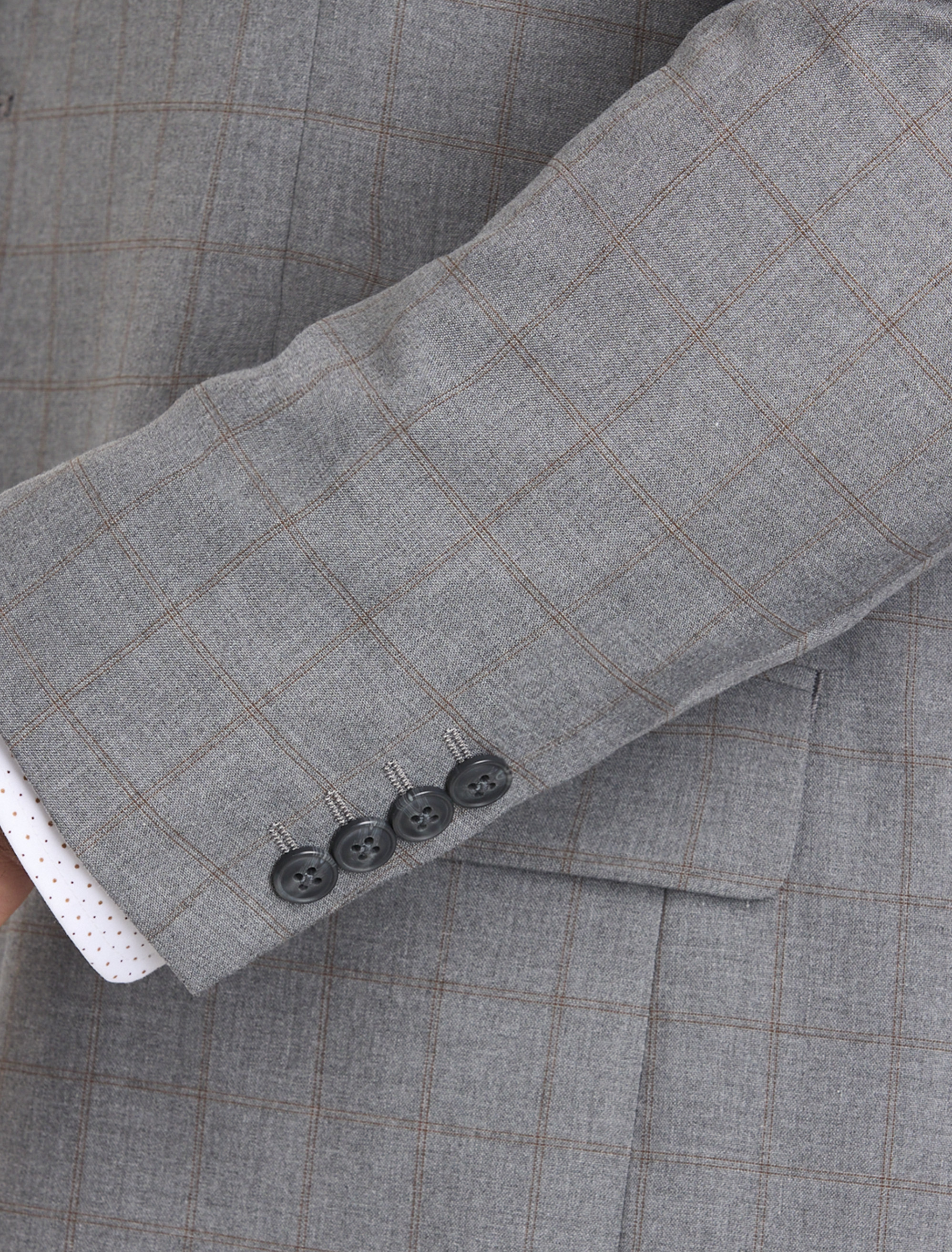 Smart Wash® Windowpane Suit Jacket