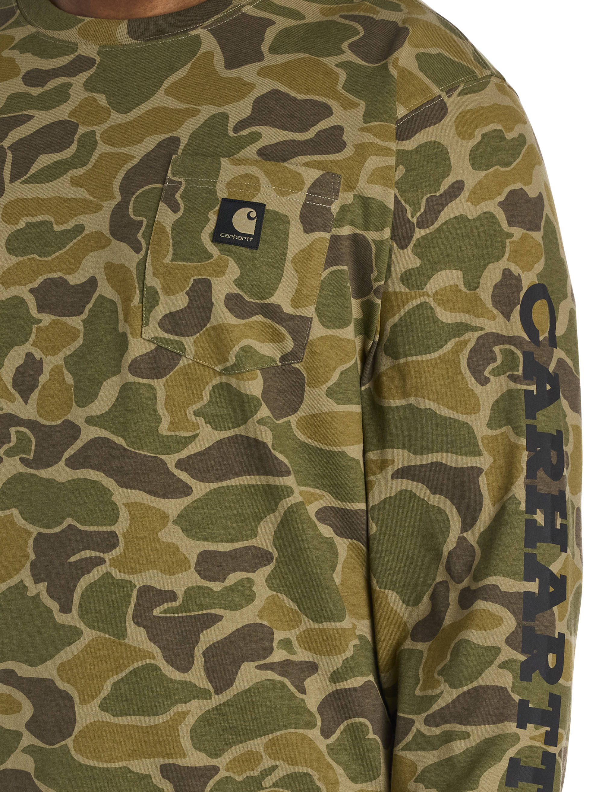 Camo Long-Sleeve Pocket T-Shirt