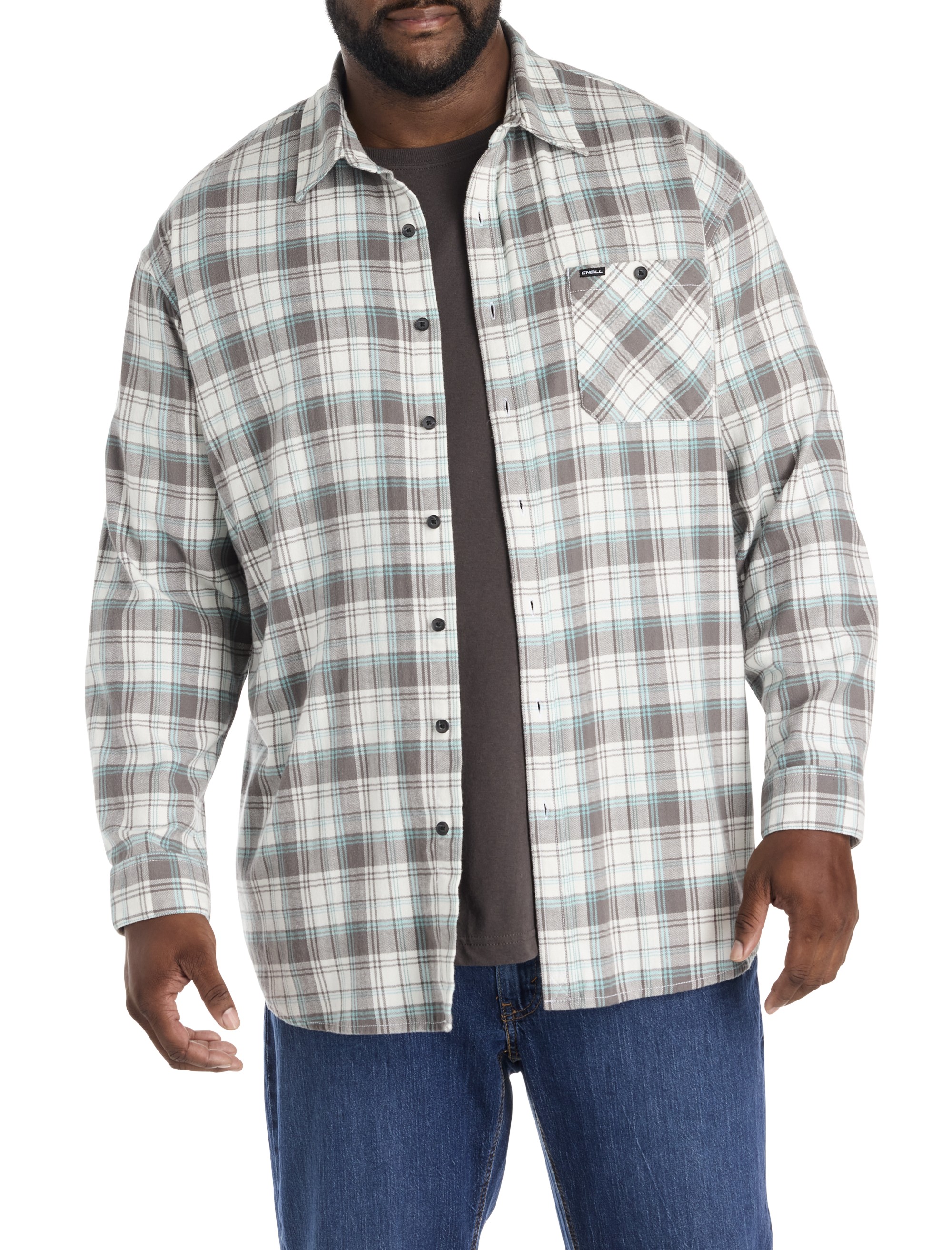 Redmond Plaid Stretch Flannel Sport Shirt - thumbnail 2