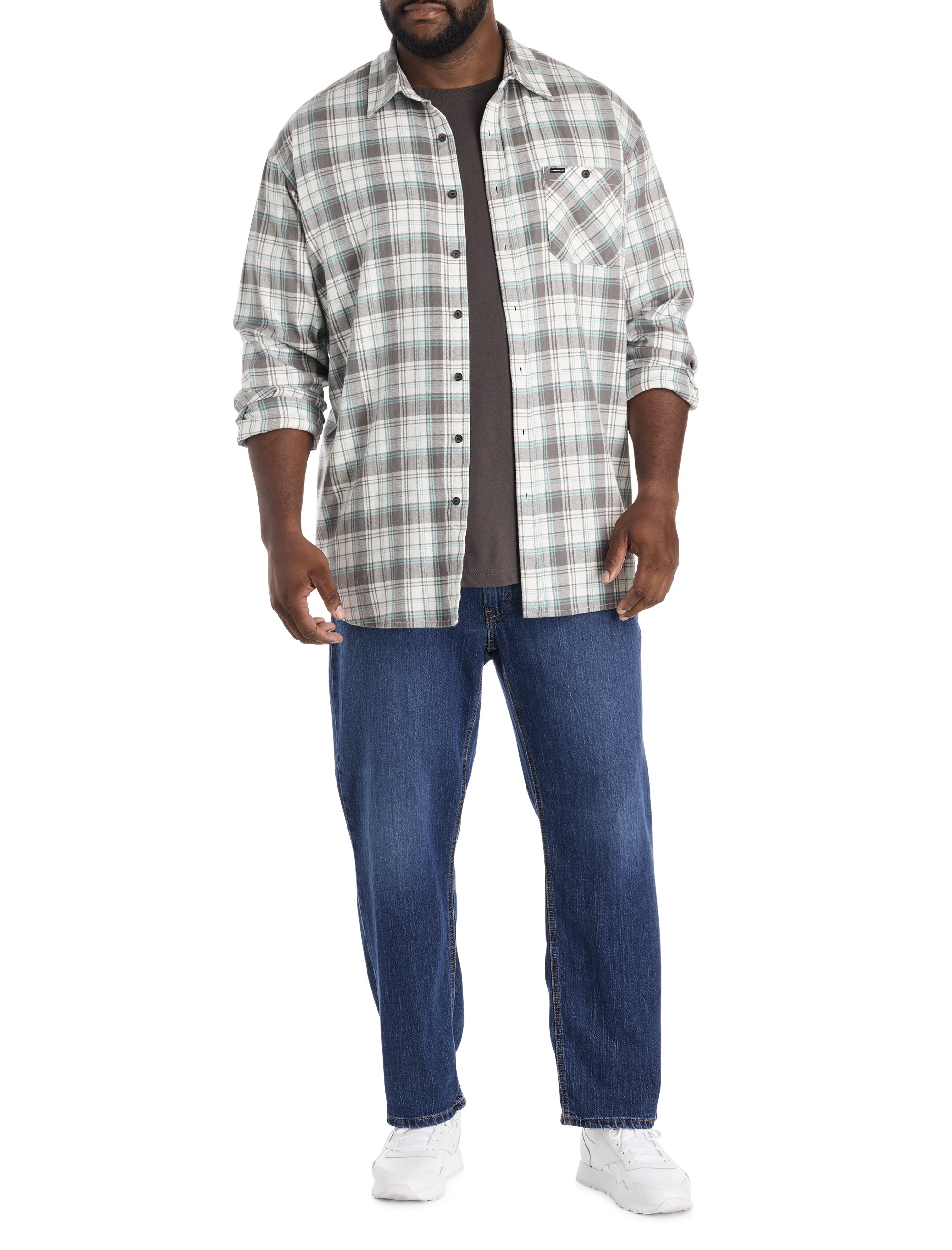Redmond Plaid Stretch Flannel Sport Shirt - thumbnail 4