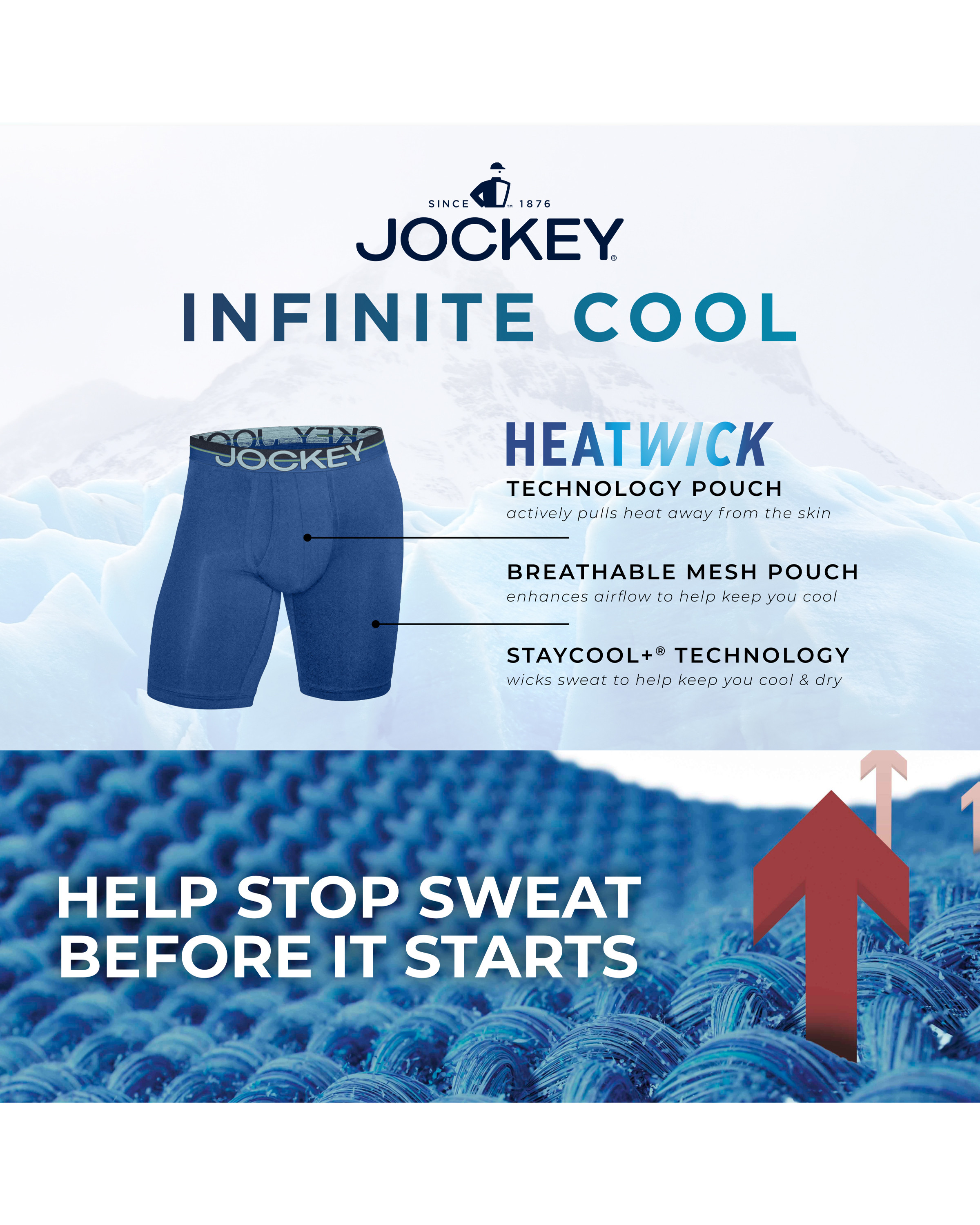 2-pk Infinite Cool Boxer Briefs
