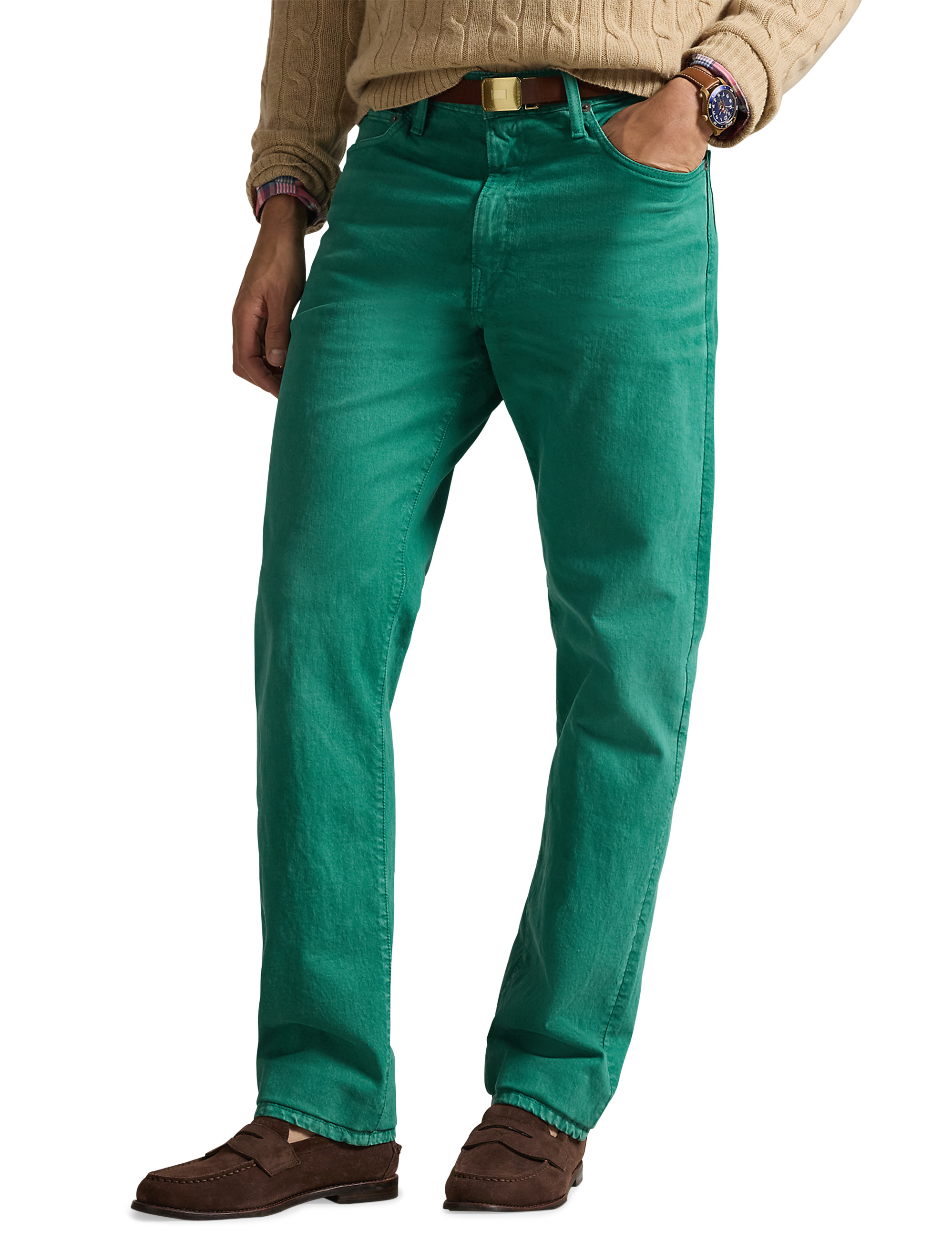 RLX Ralph Lauren スリムフィットパンツ 36 34 グリーン RLX スリム フィット パフォーマンス パンツ(ロングパンツ)|POLO GOLF