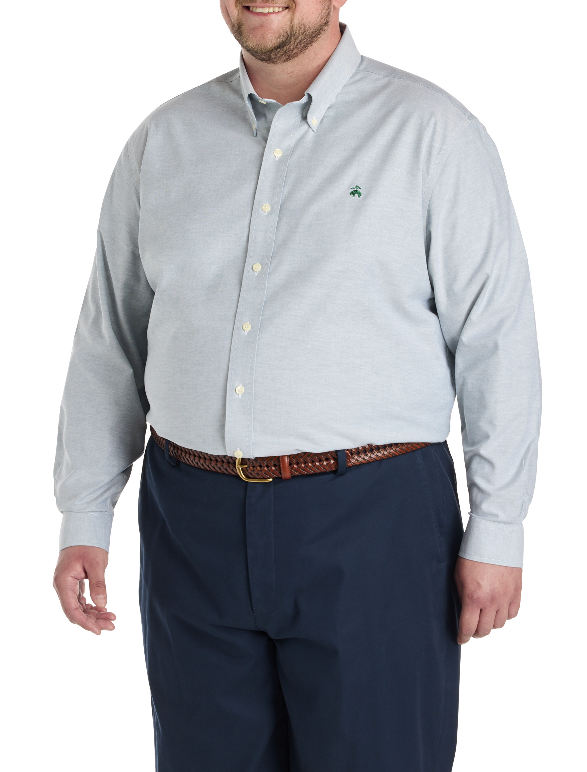 Non-Iron Solid Oxford Sport Shirt