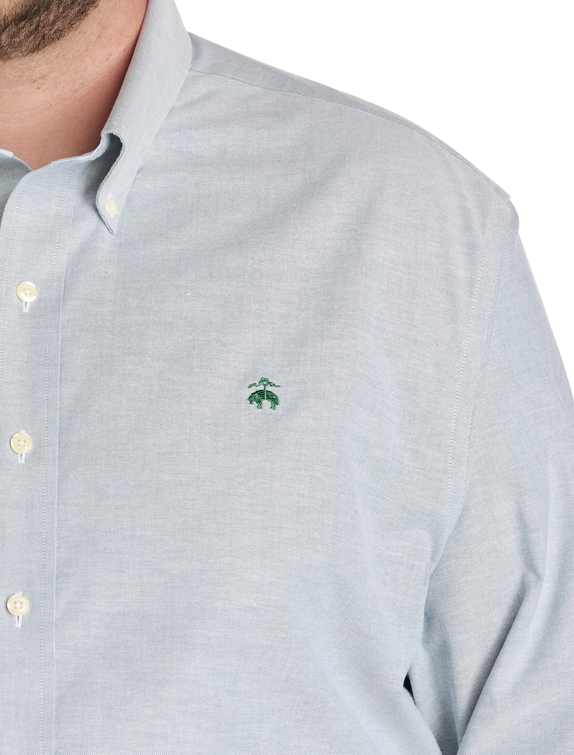 Non-Iron Solid Oxford Sport Shirt