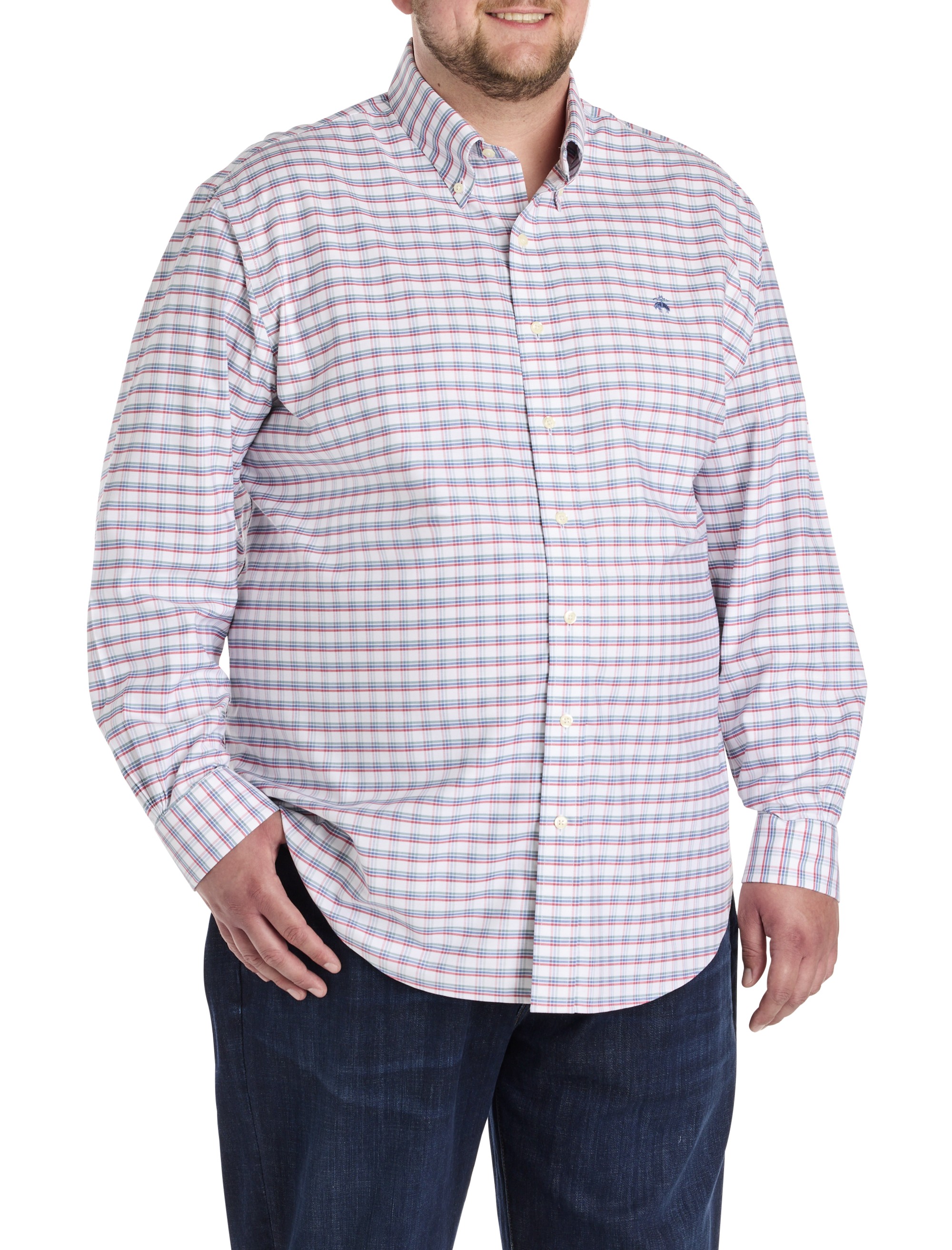 Non-Iron Check Sport Shirt - thumbnail 2