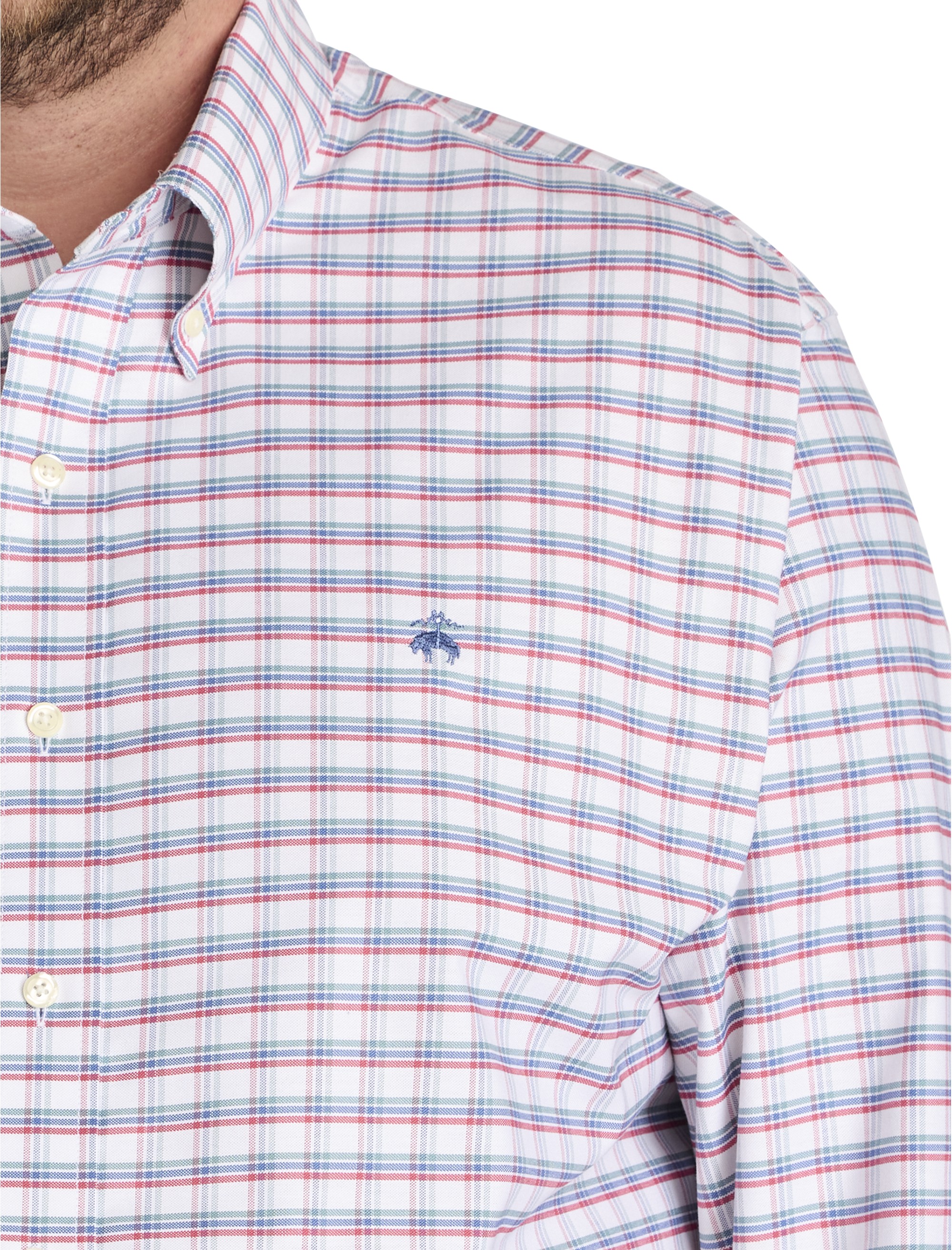 Non-Iron Check Sport Shirt - thumbnail 3