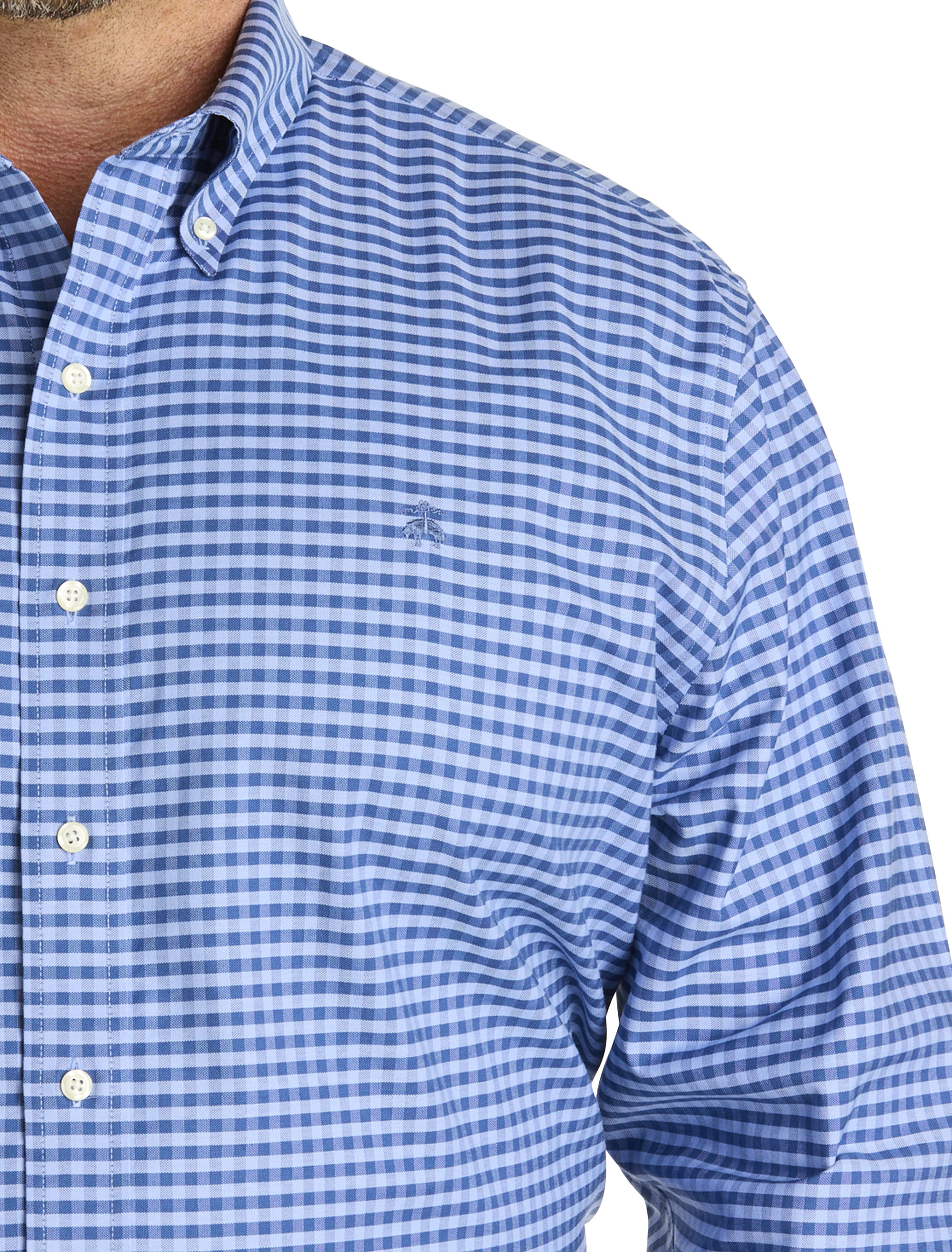Non-Iron Gingham Sport Shirt