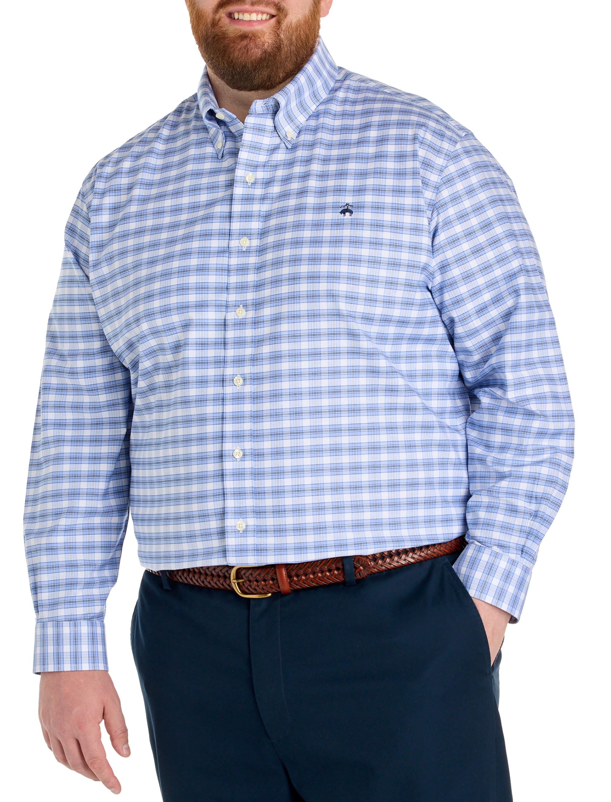 Non-Iron Check Sport Shirt - thumbnail 2