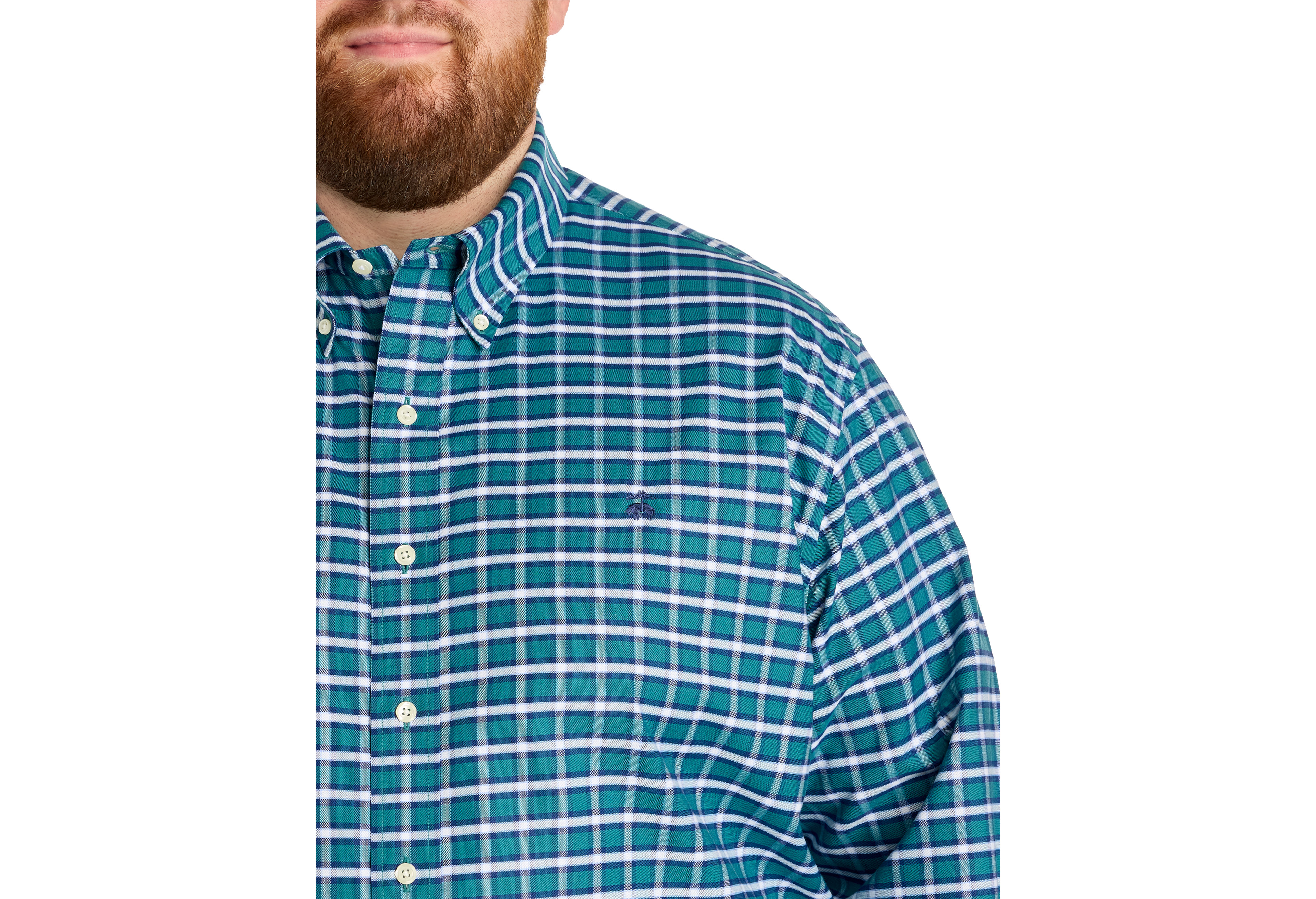 Non-Iron Plaid Sport Shirt