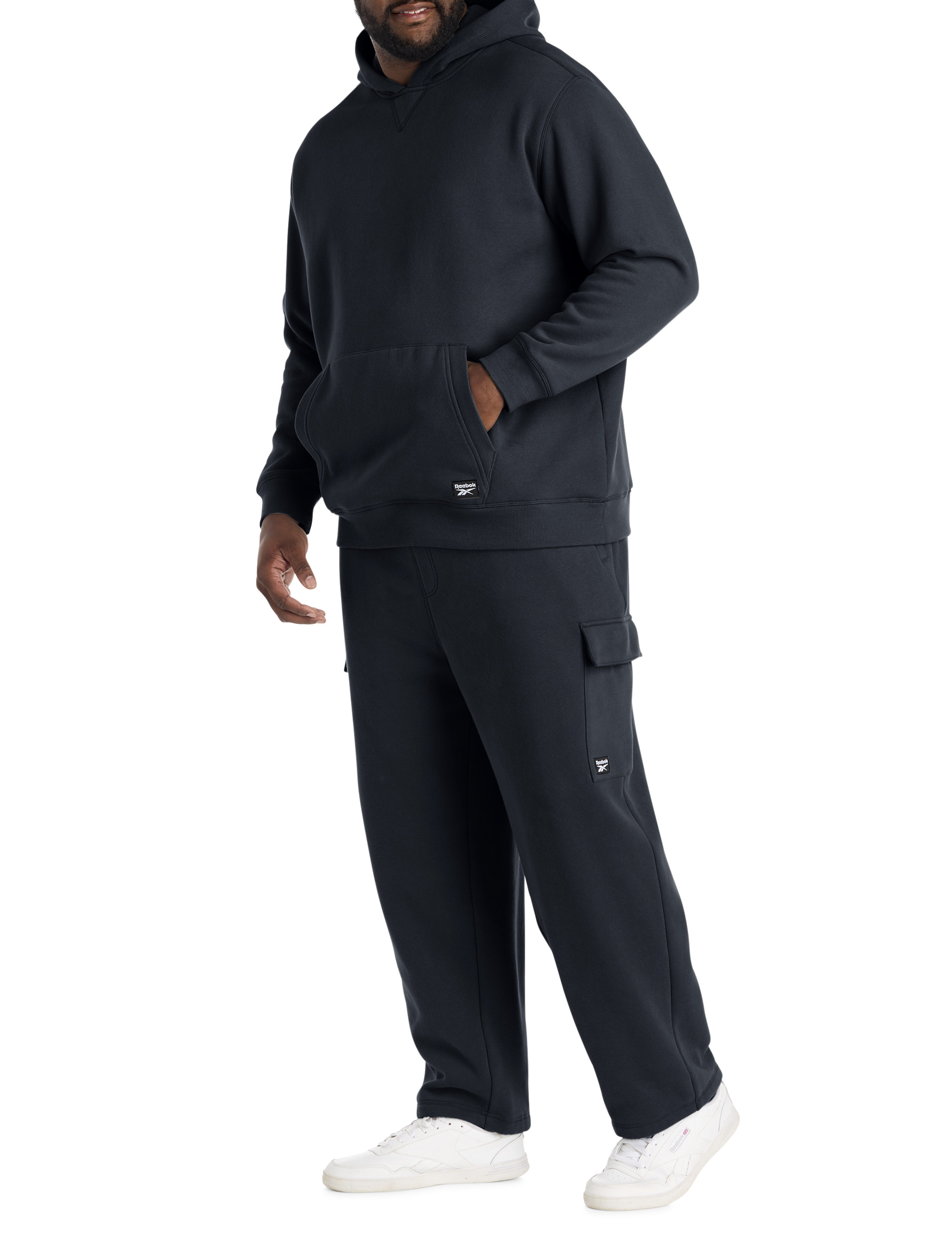 Big + Tall | Reebok Performance Super Soft Brushed Hoodie | DXL