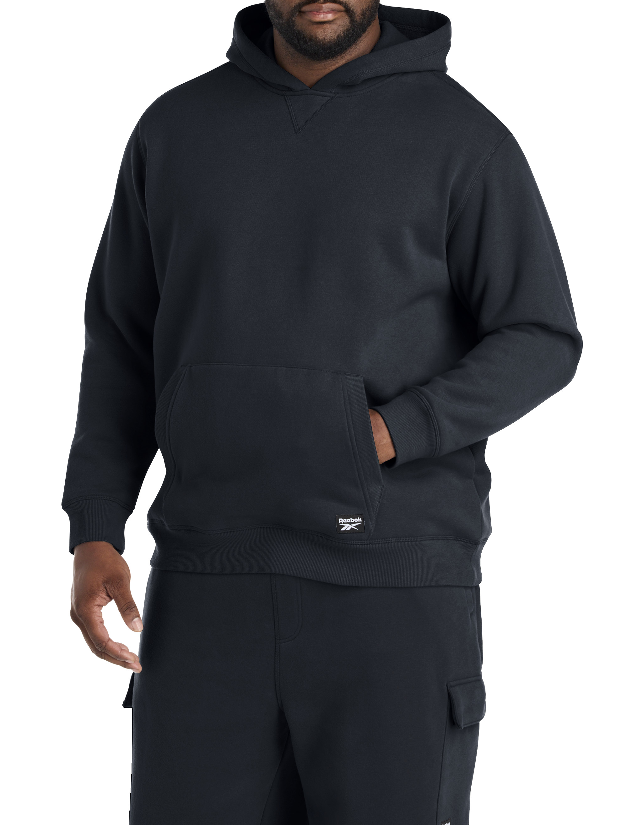 Big + Tall | Reebok Performance Super Soft Brushed Hoodie | DXL