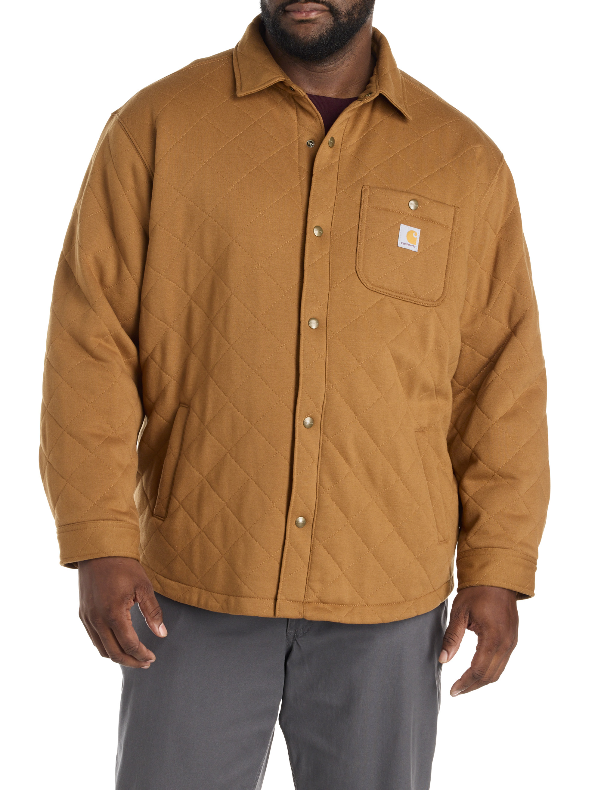 Rain Defender®  Quilted Snap-Front Shirt Jacket