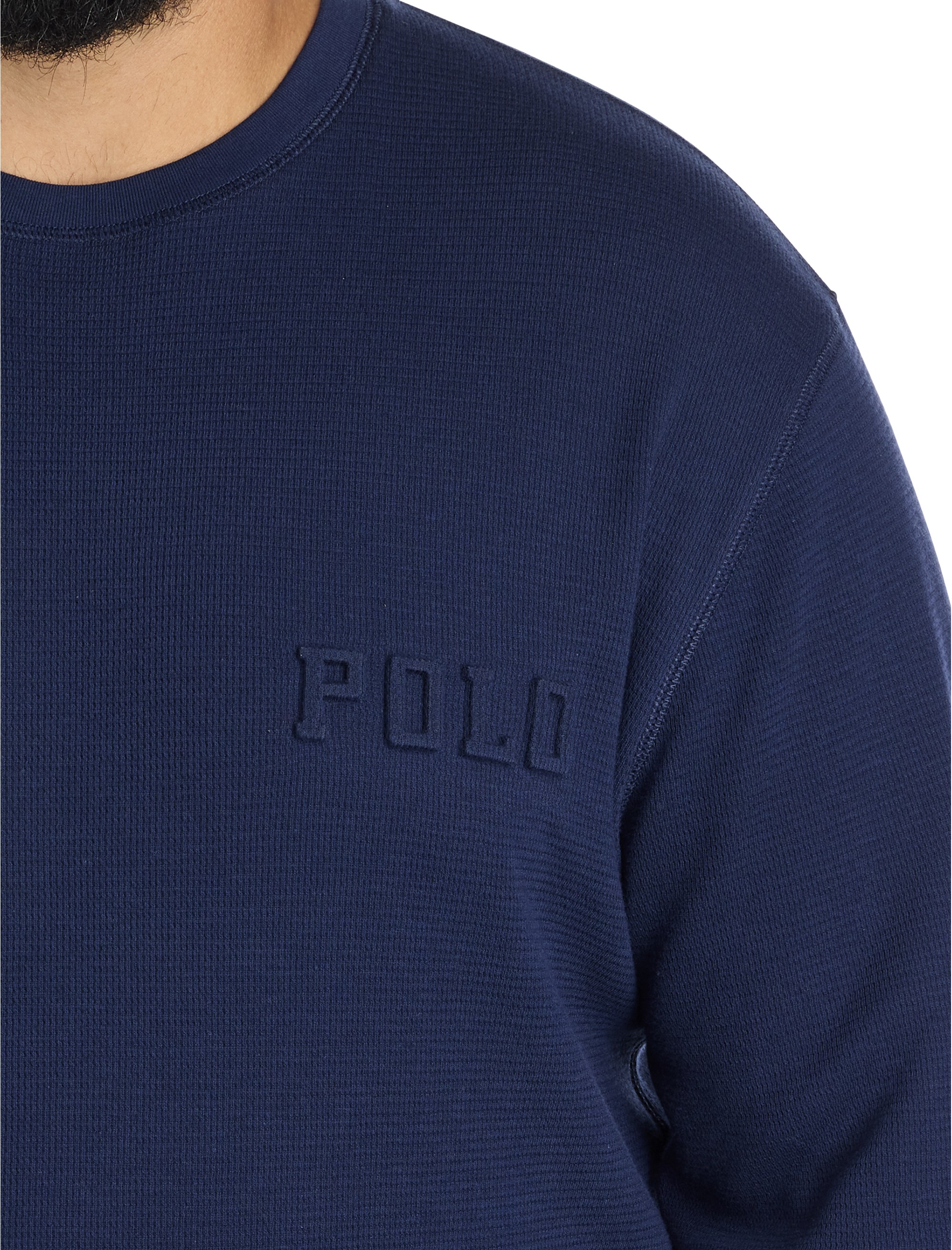 Waffle-Knit Lounge Shirt - thumbnail 2