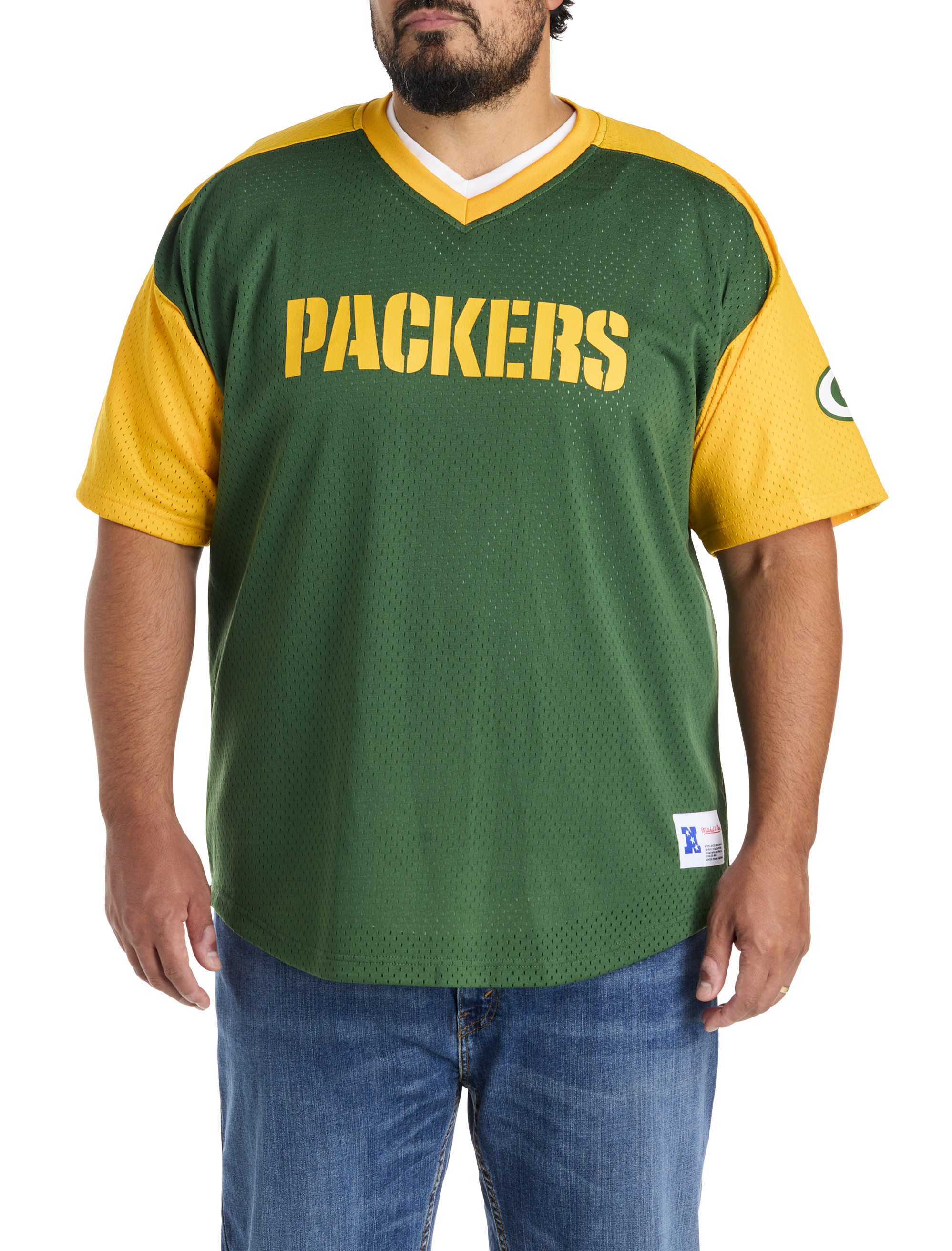 slim fit dress slacks Green Bay Packers Mercader Button Up Shirt, Mens Size: S main image 0