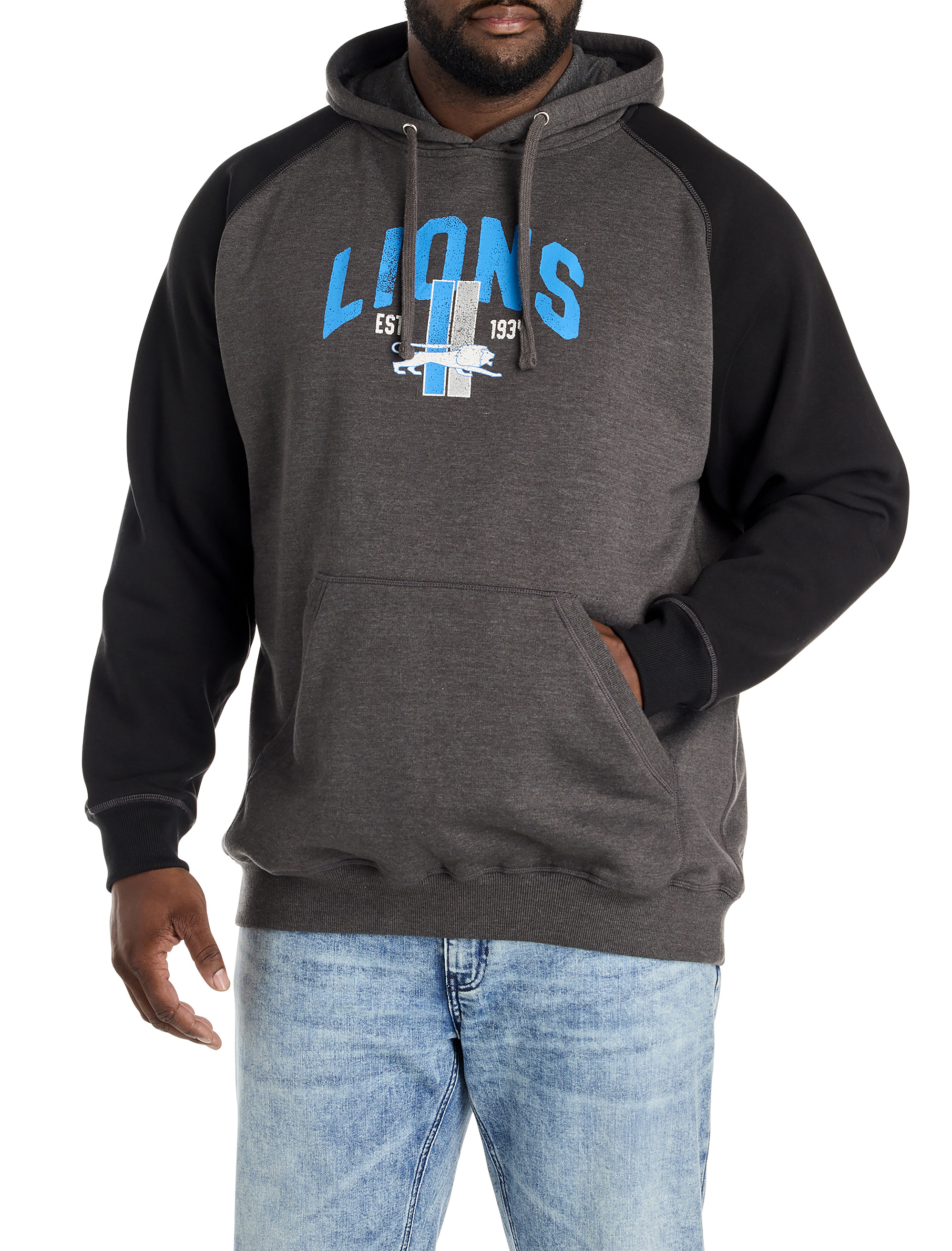 Big + Tall | NFL Team Colorblocked Hoodie | DXL