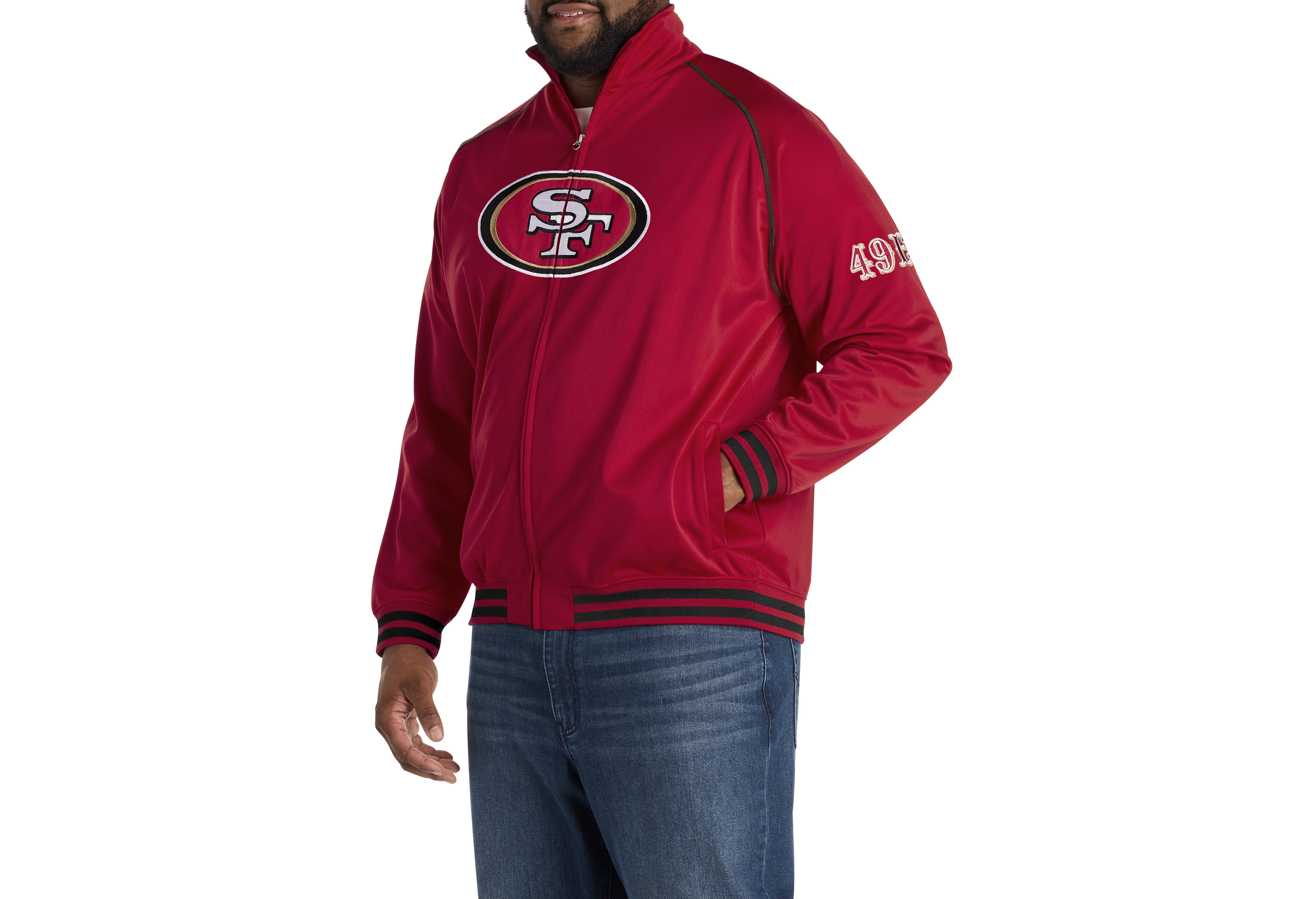 Zip-Front Track Jacket