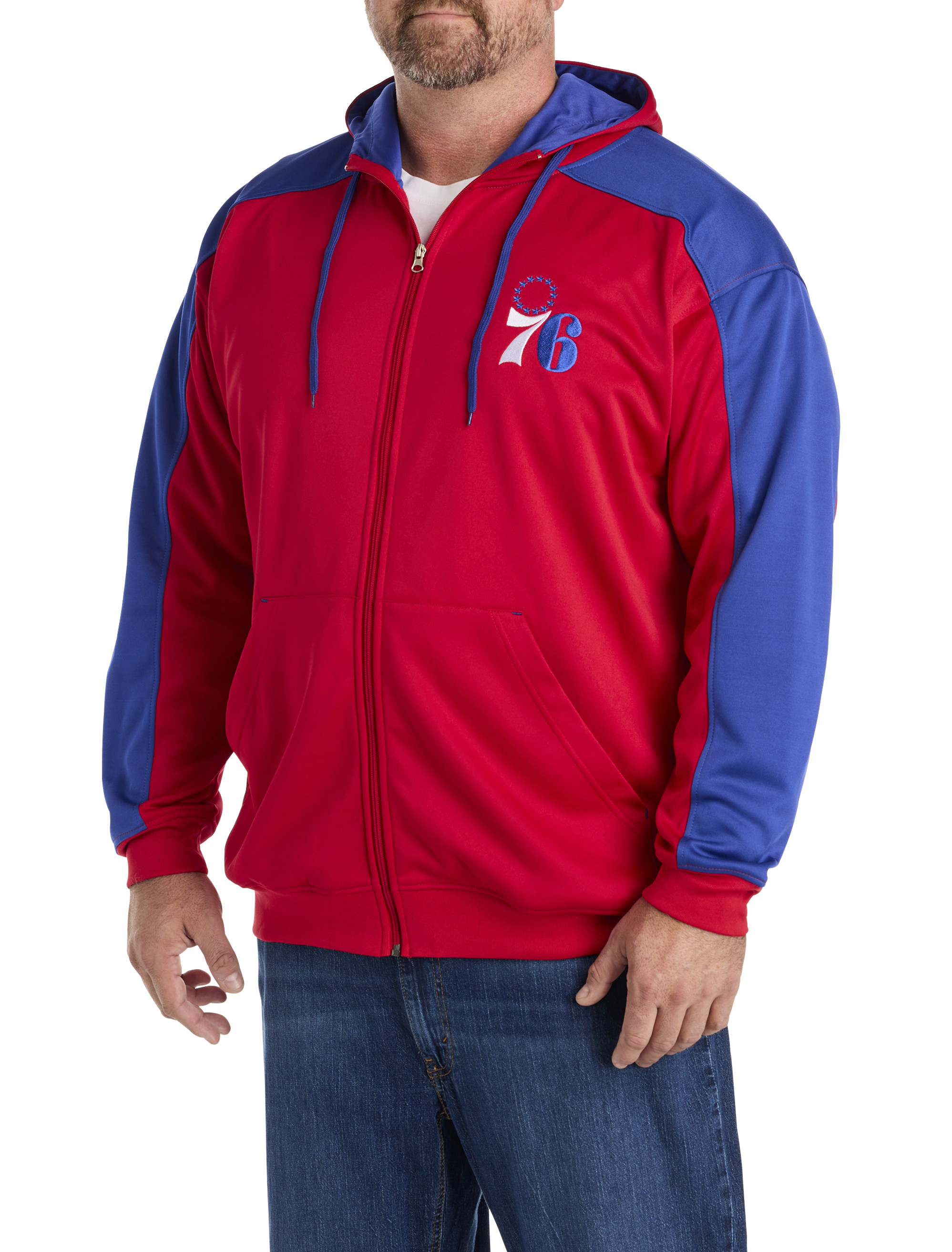 Colorblocked Team Zip-Up Hoodie