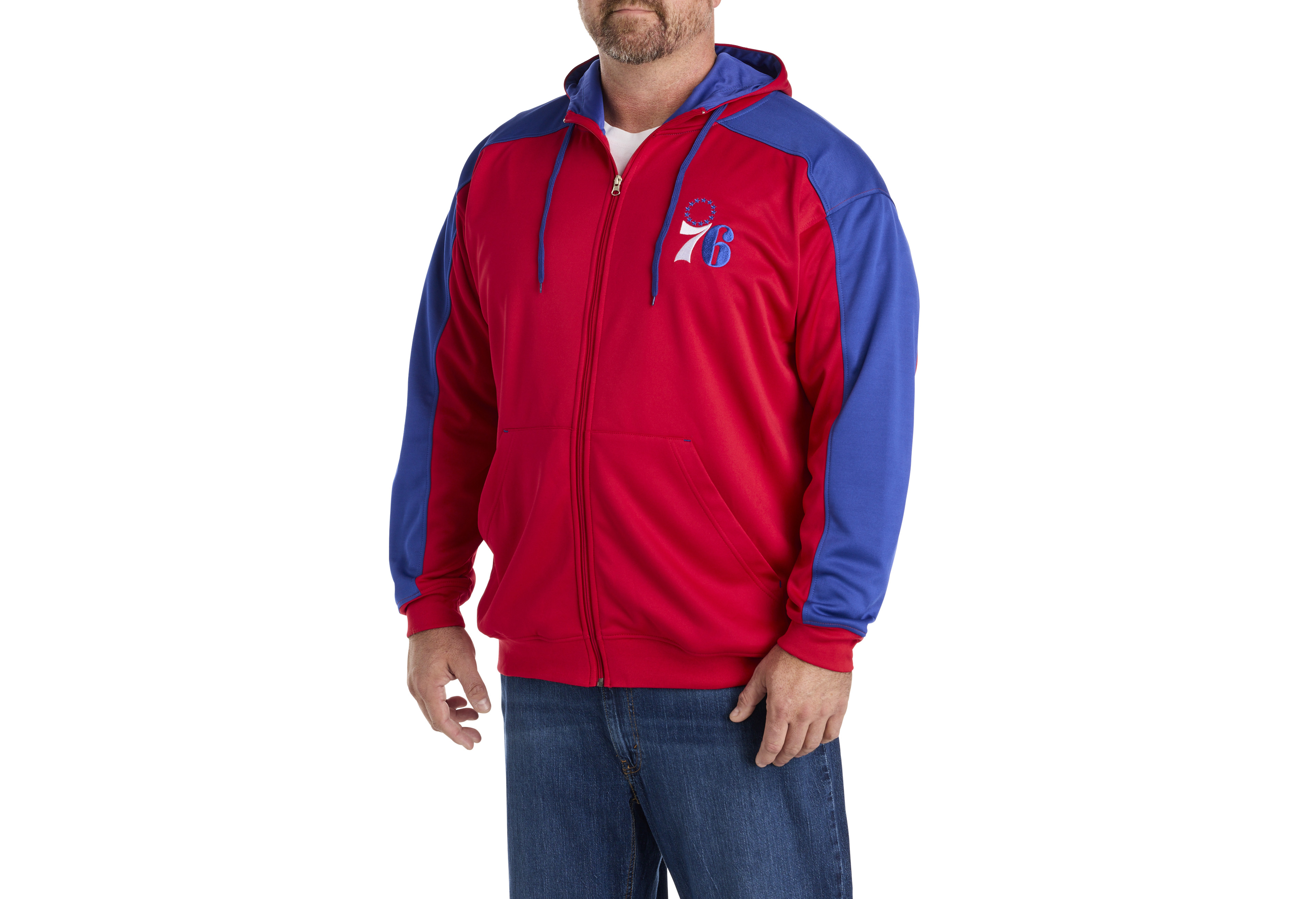 Colorblocked Team Zip-Up Hoodie